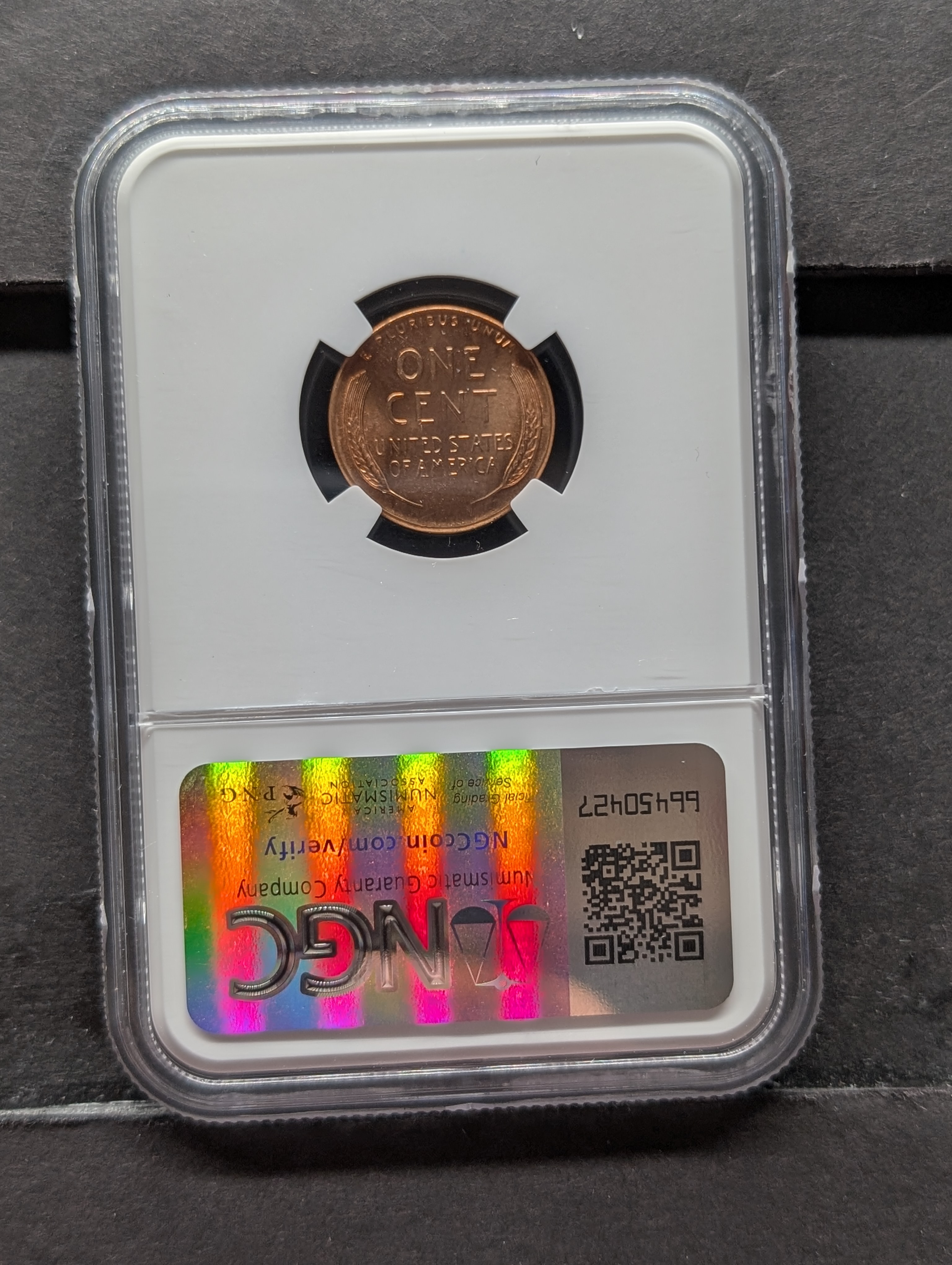 1955-P Lincoln Wheat Cent - NGC MS66 RD