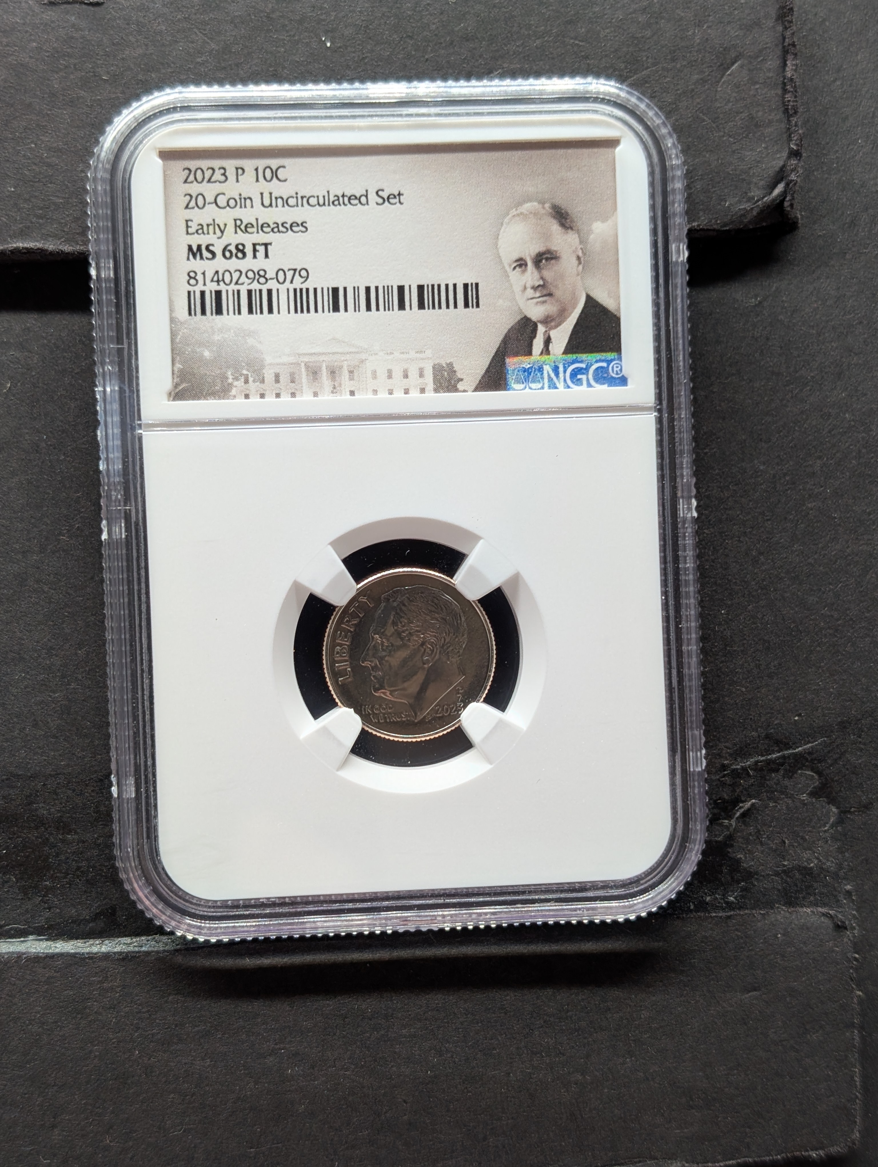 2023-P Roosevelt Dime - NGC MS68 FT - Early Release