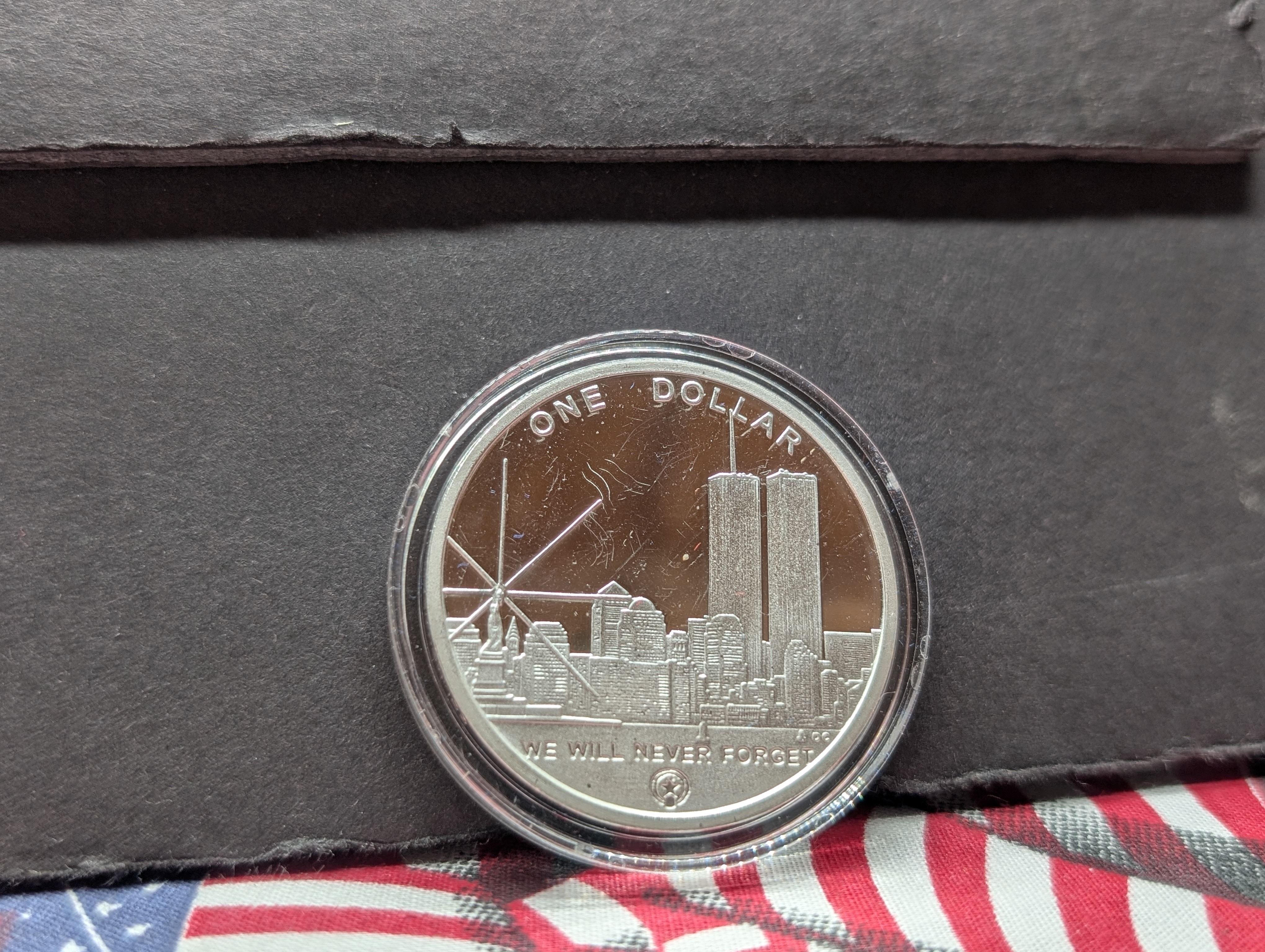 (4) Silver Plated Coins and Medals