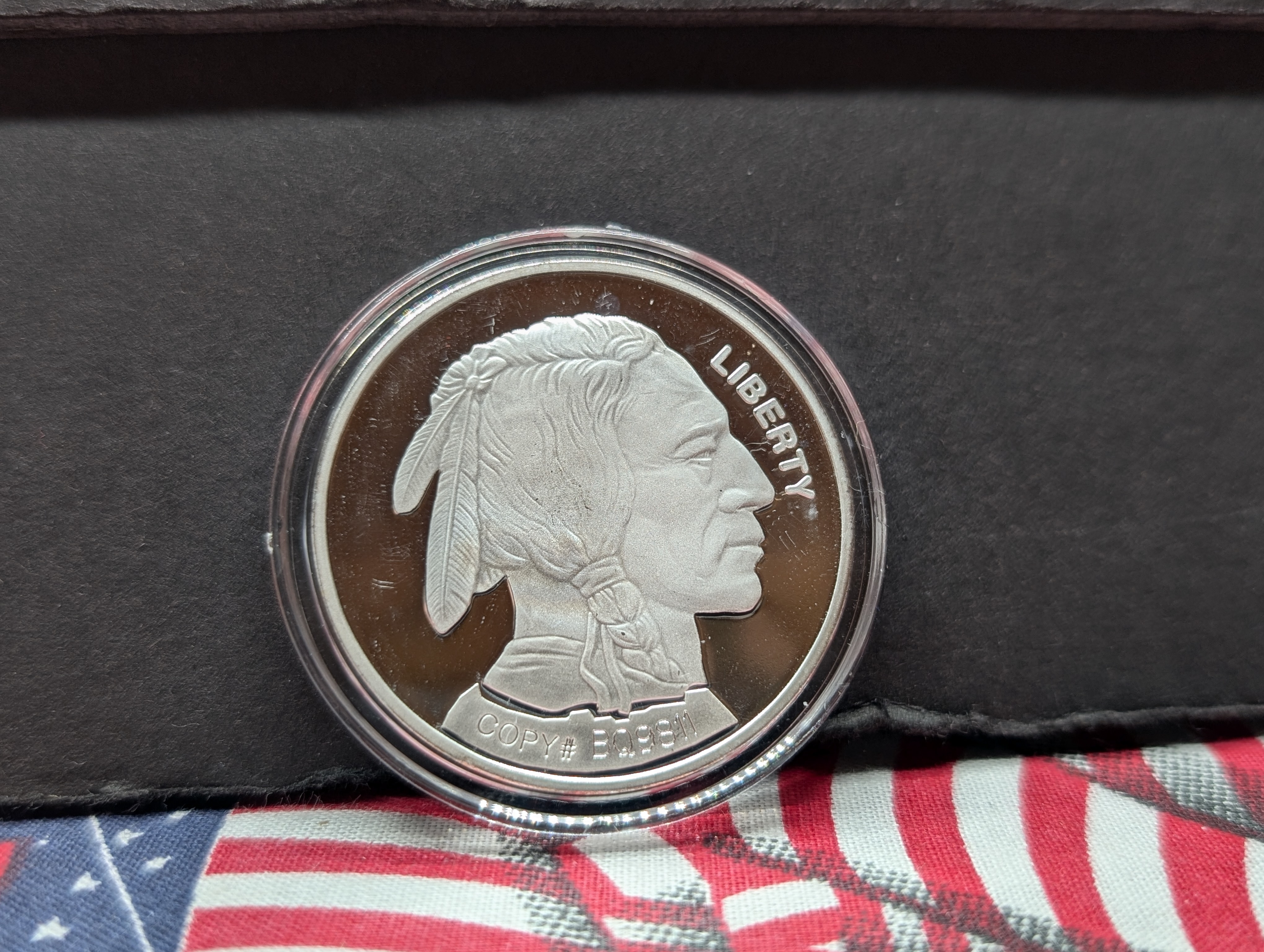 (4) Silver Plated Coins and Medals