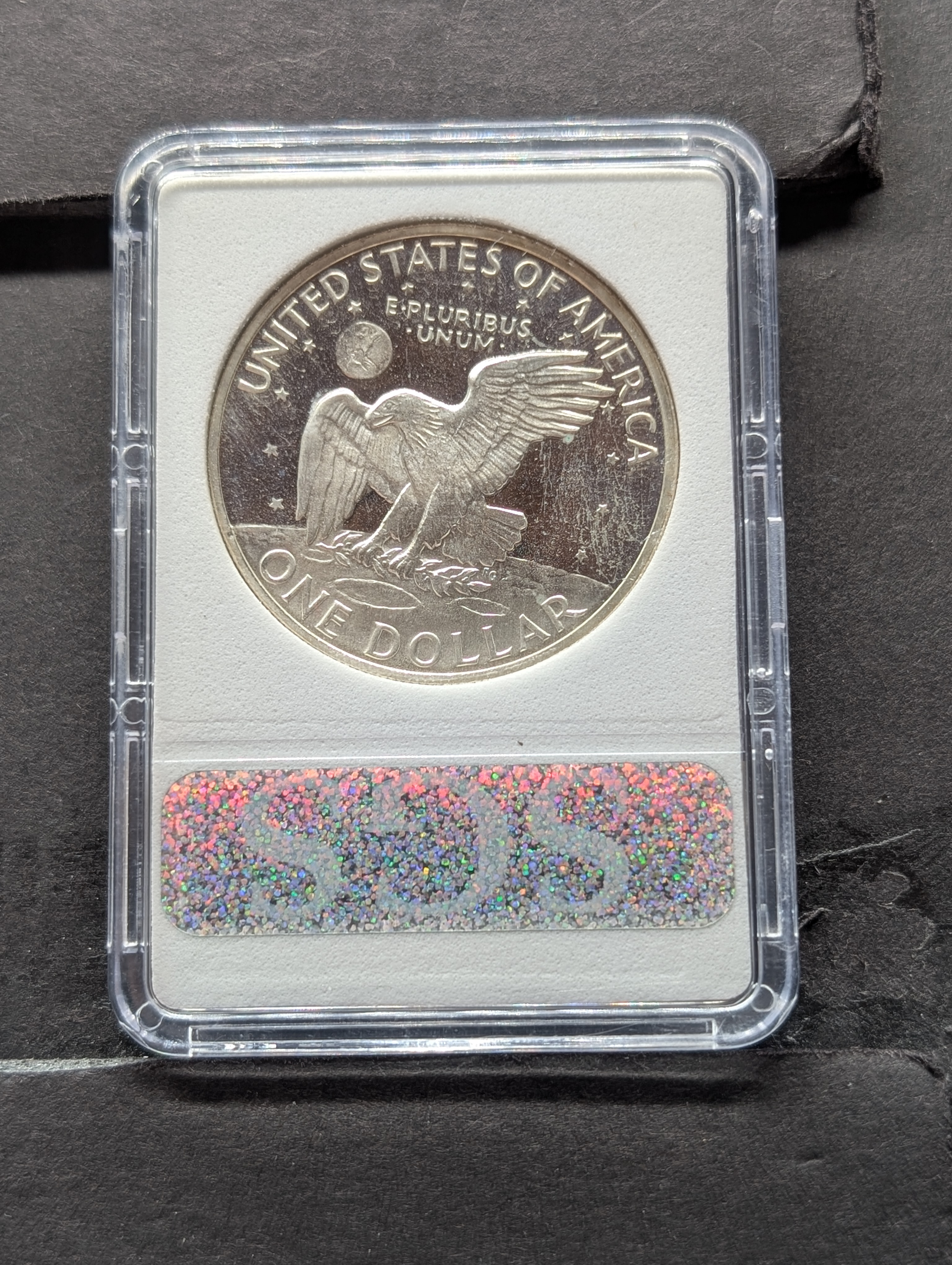 1972-S Eisenhower 40% Silver Dollar Proof Cameo - SGS PR70CAM