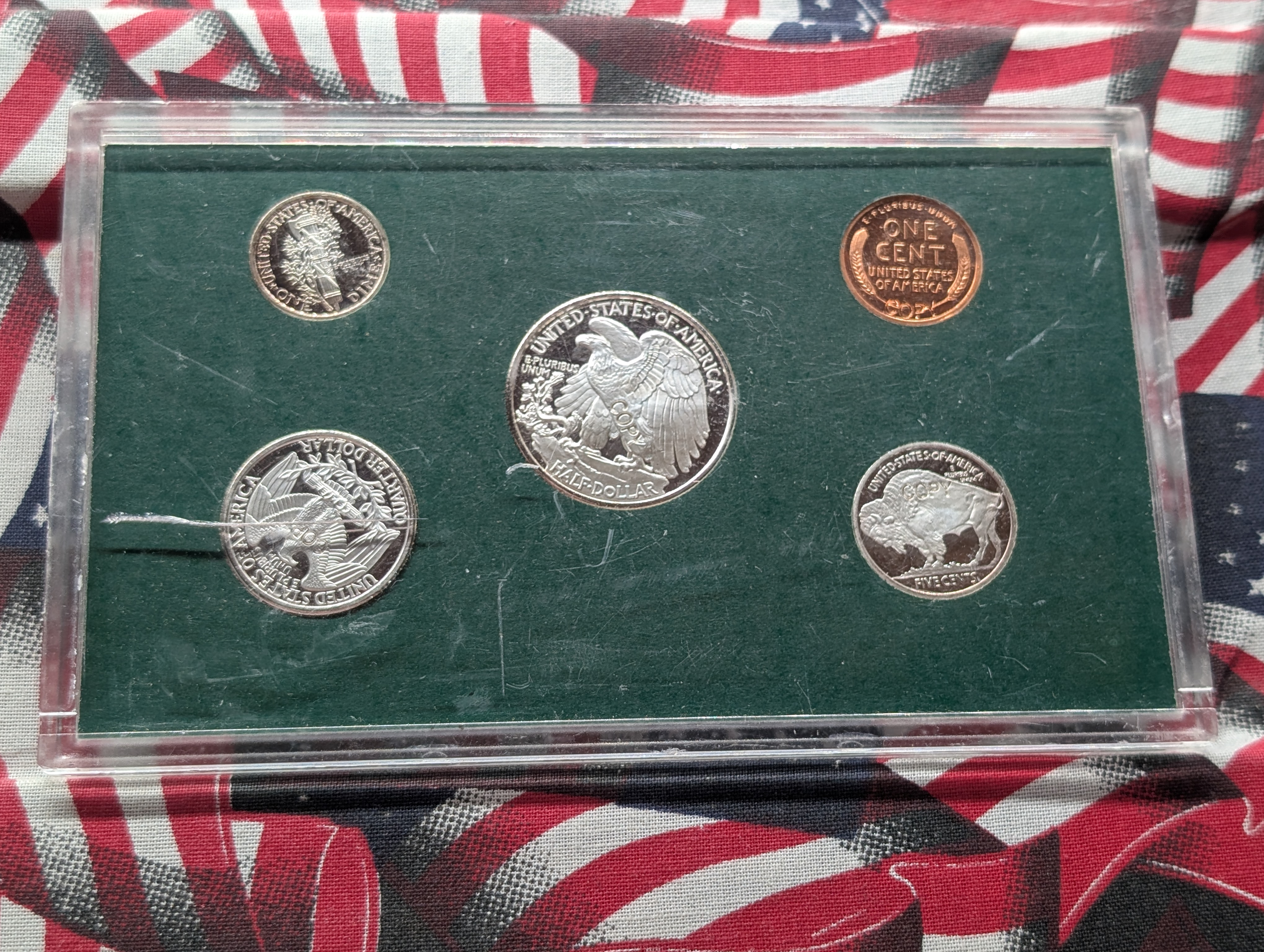 Copies 1936 U.S. Government Proof Set Tribute (Recreation Set), All Stamped Copy
