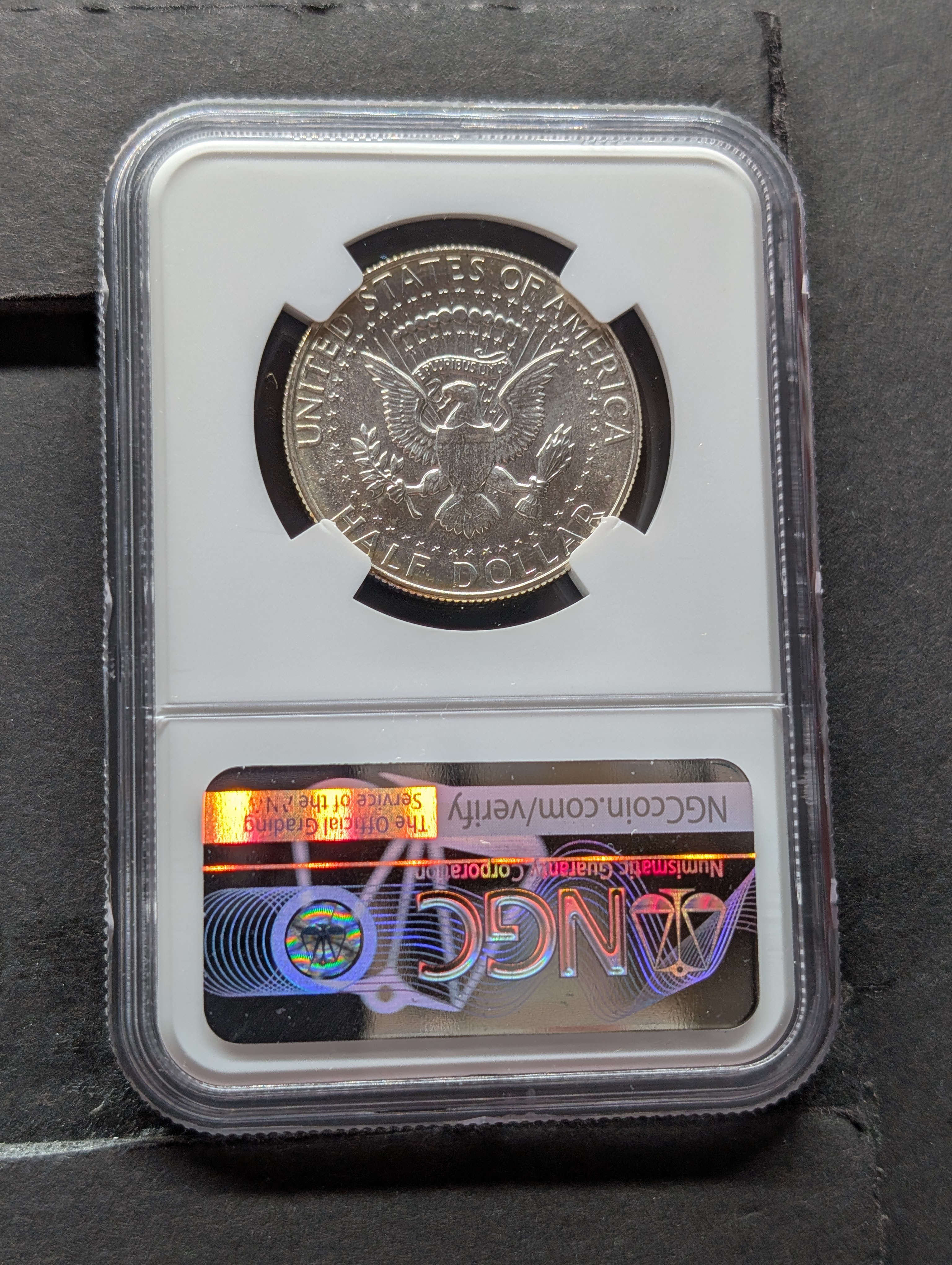 1966 SMS Kennedy Silver Half Dollar - NGC MS67