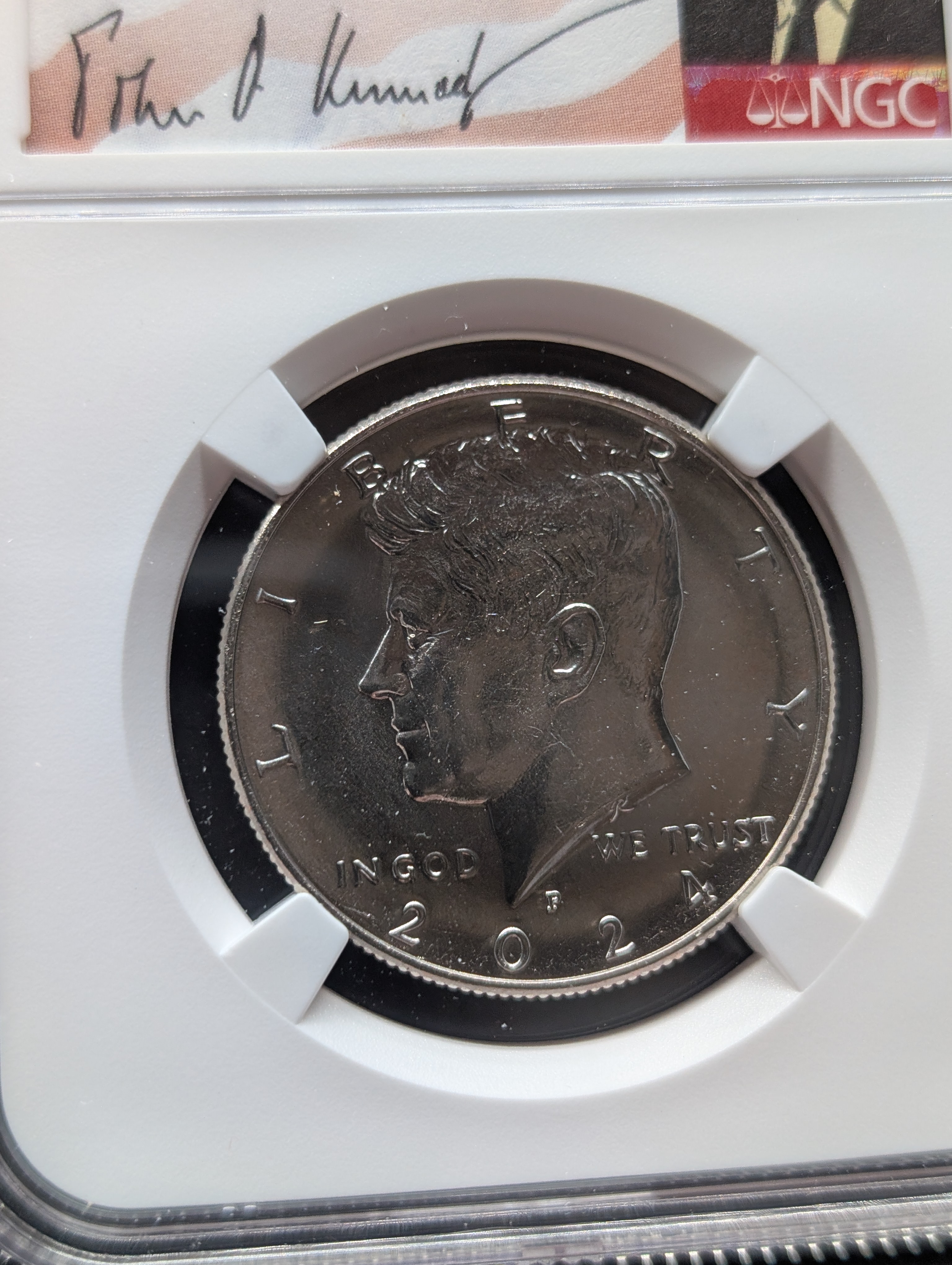 2024-P Kennedy Half Dollar - NGC MS67 w/ Signature Case - Early Release