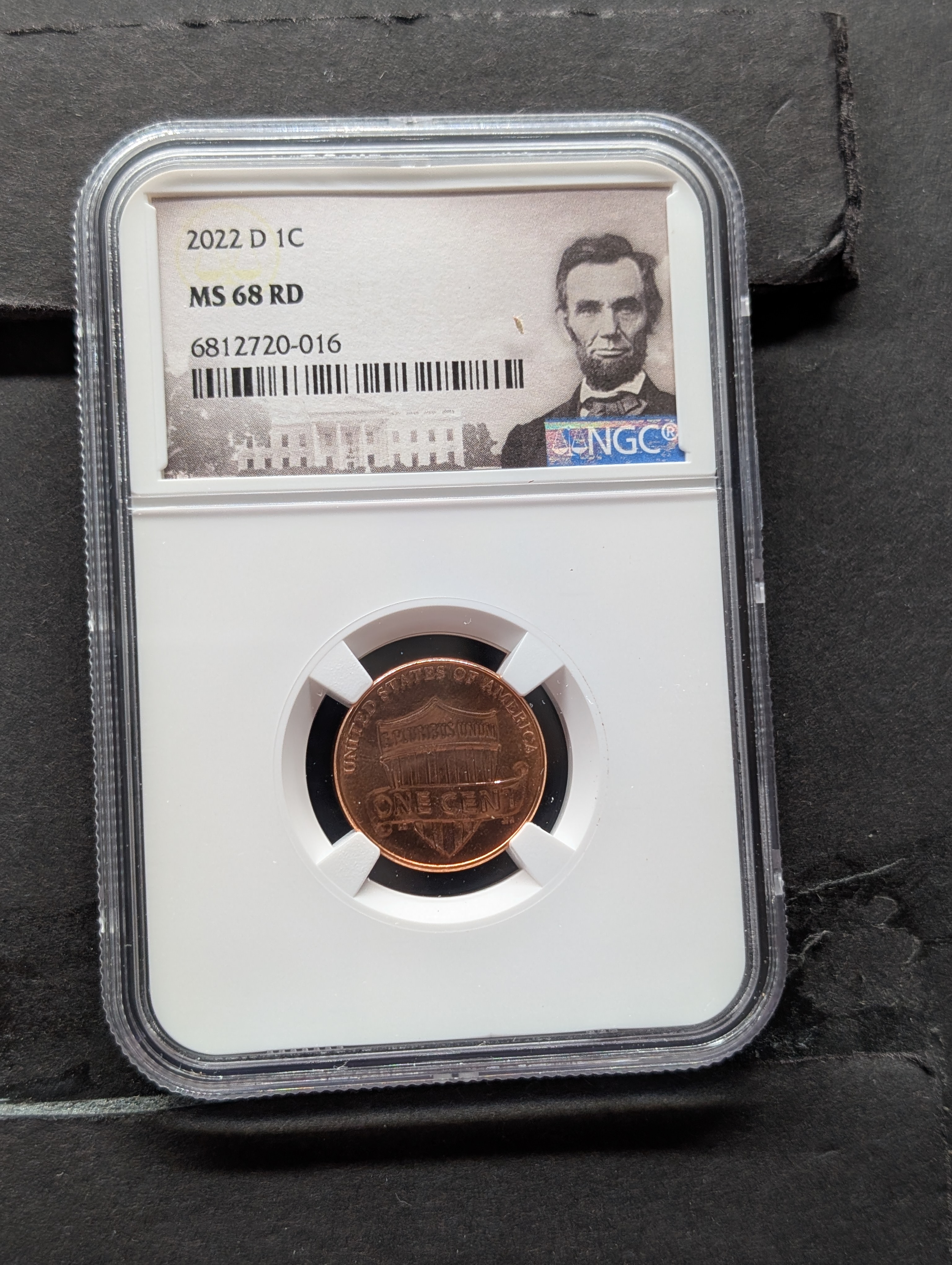 2022-D Lincoln Shield Cent - NGC MS68 RD