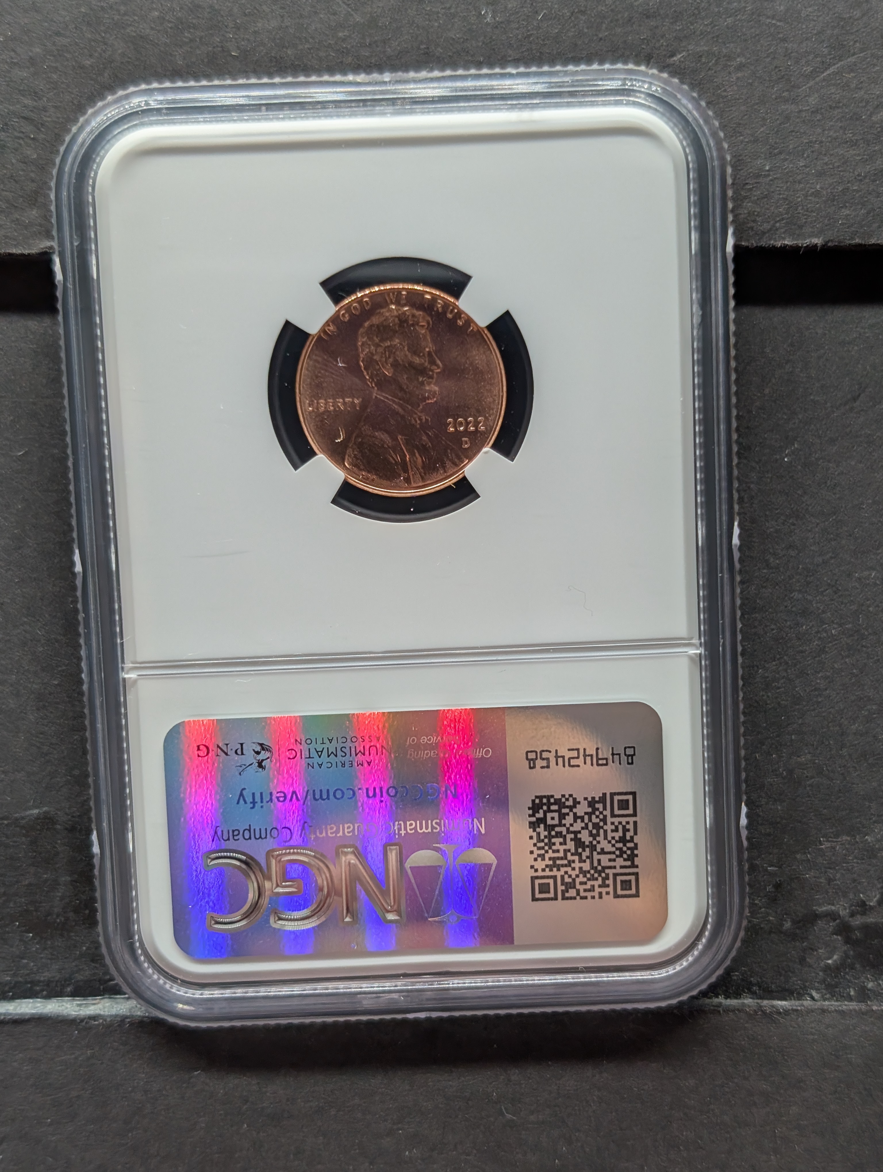2022-D Lincoln Shield Cent - NGC MS68 RD