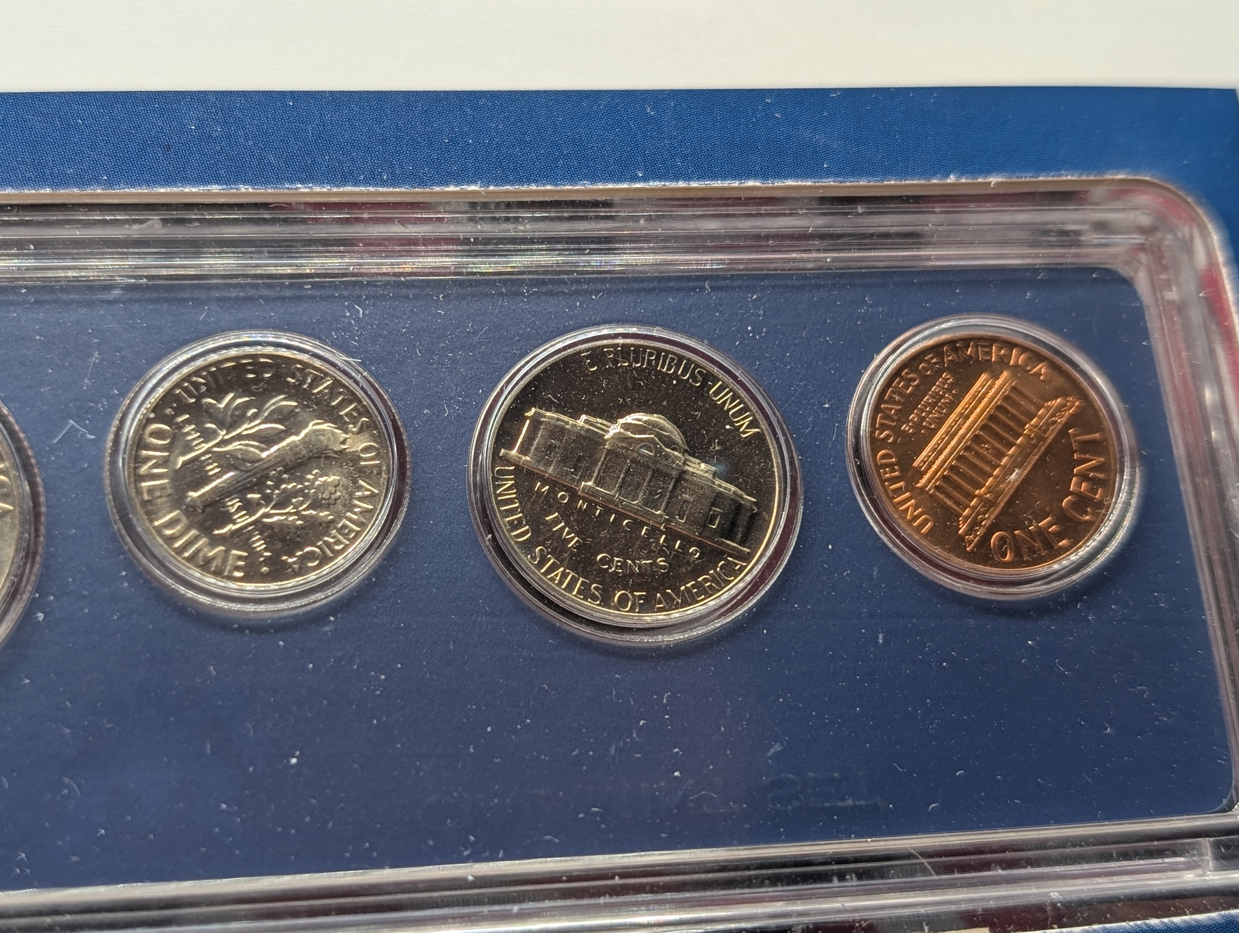 1966 Special Mint Set and Info Card Including 2 Stamps, Includes a 40% Kennedy Half Dollar