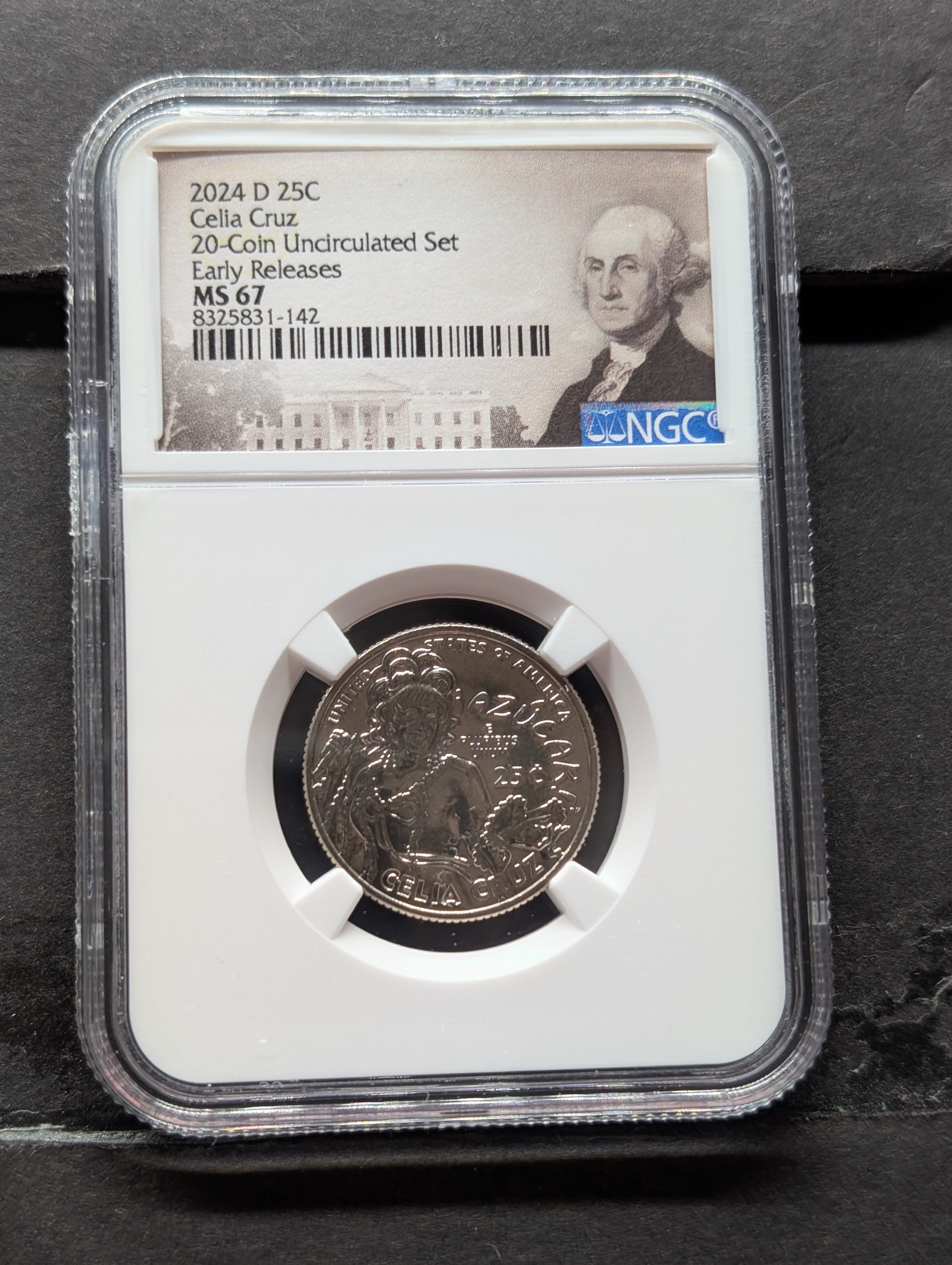 2024-D Celia Cruz Quarter - NGC MS67 - Early Release