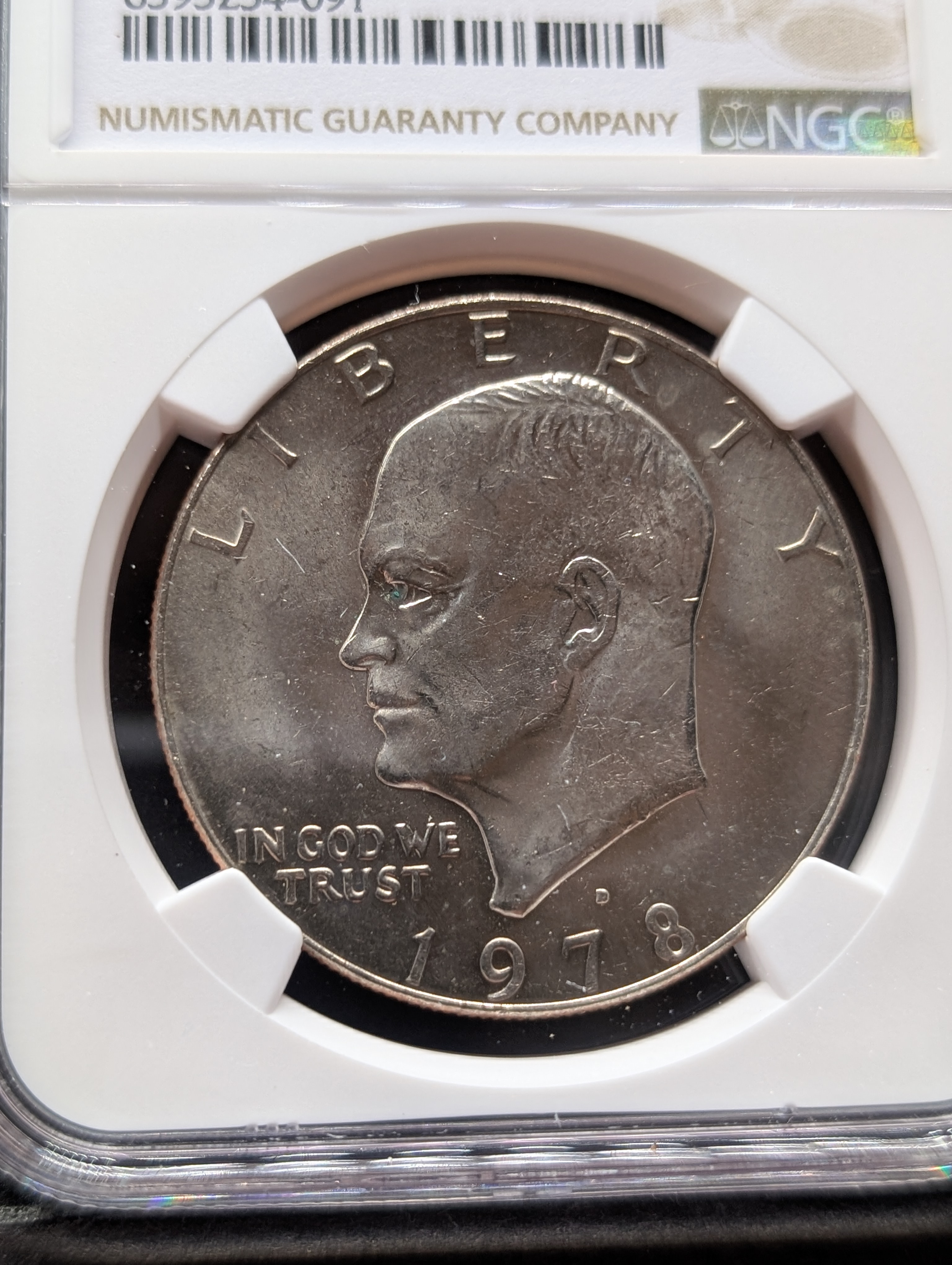 1978-D Eisenhower Dollar - NGC MS65