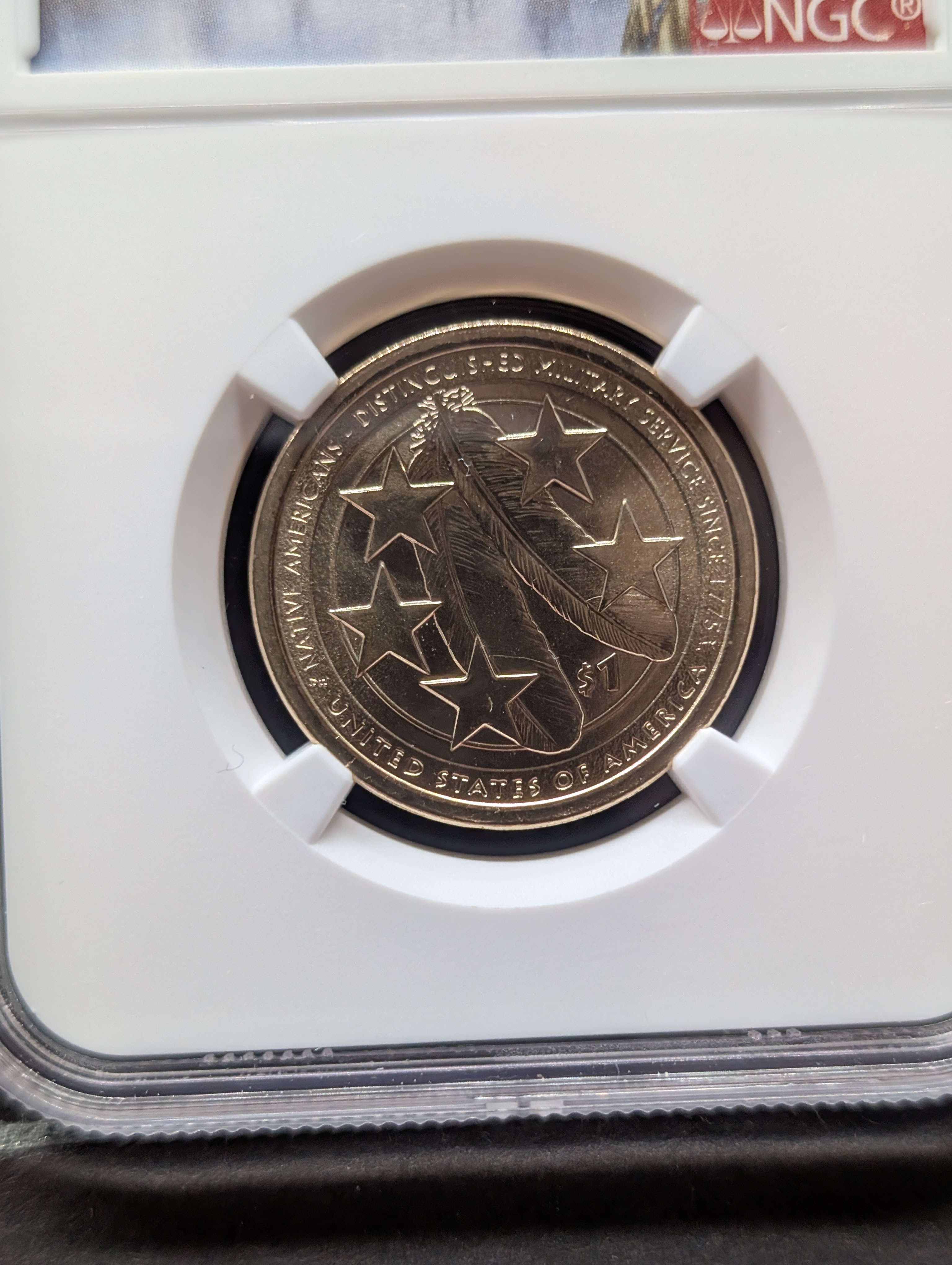2021-D Sacagawea Military Service Dollar - NGC MS67