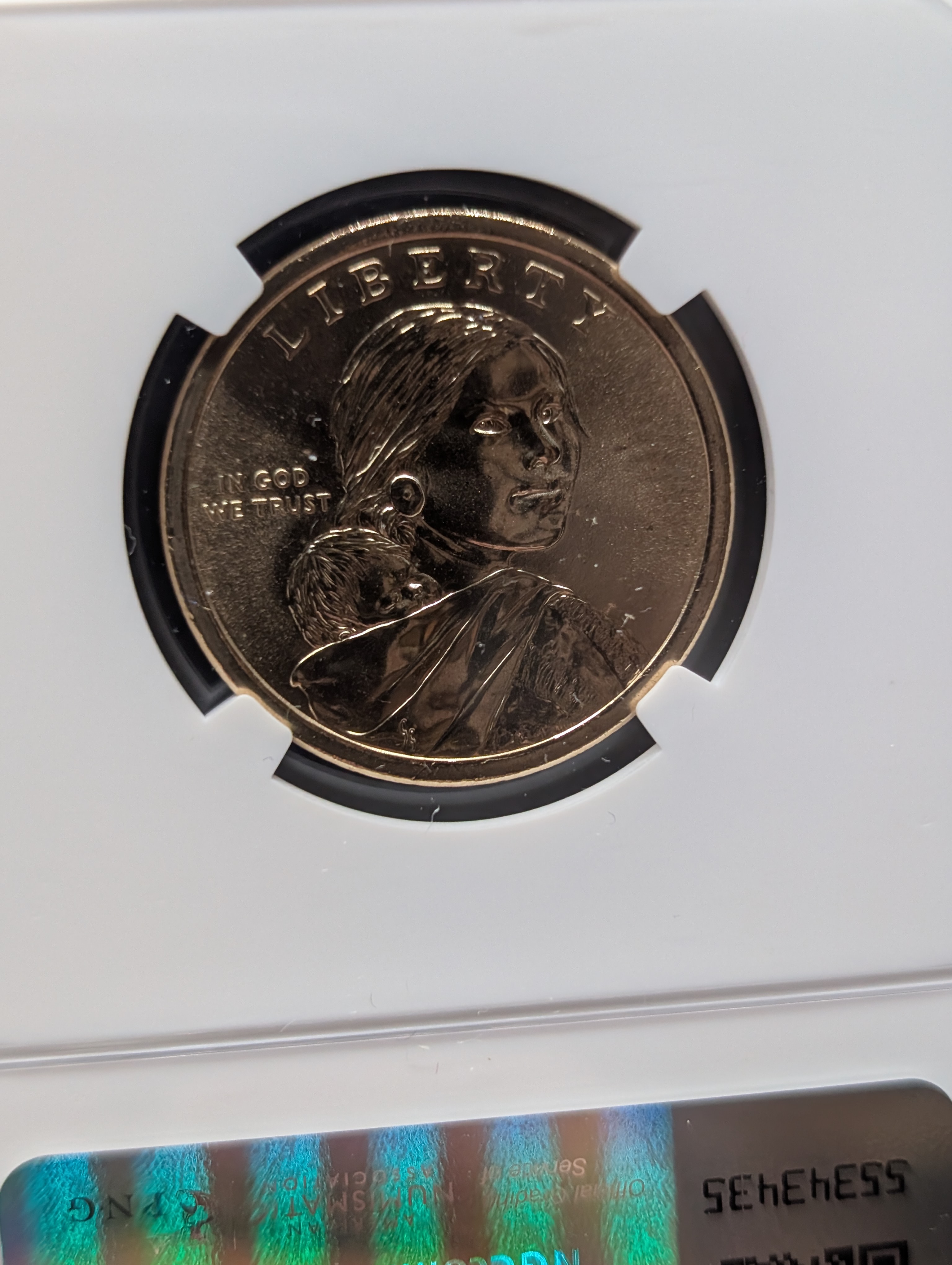 2021-D Sacagawea Military Service Dollar - NGC MS67
