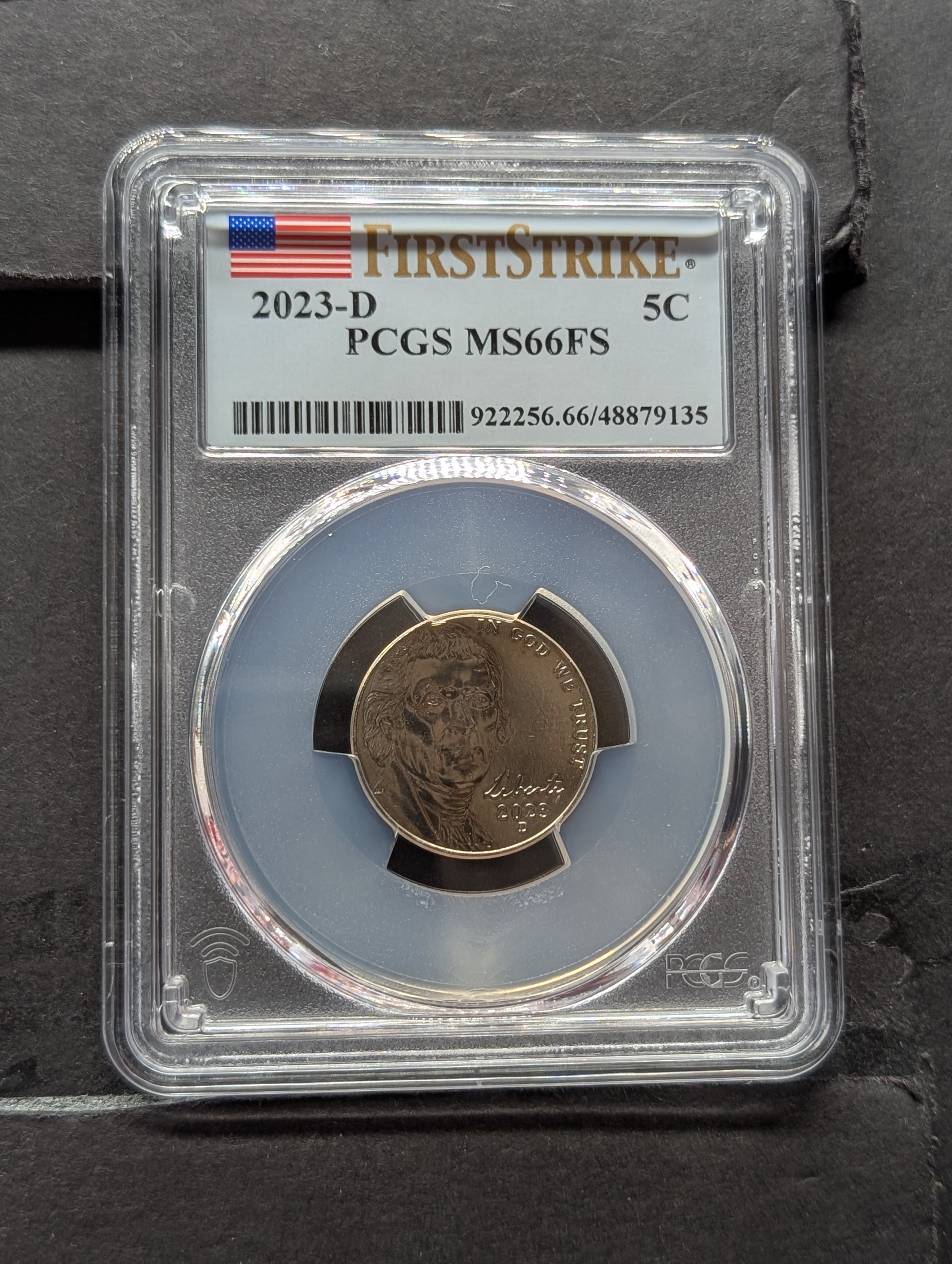2023-D Jefferson Nickel - PCGS MS66 FS - First Strike
