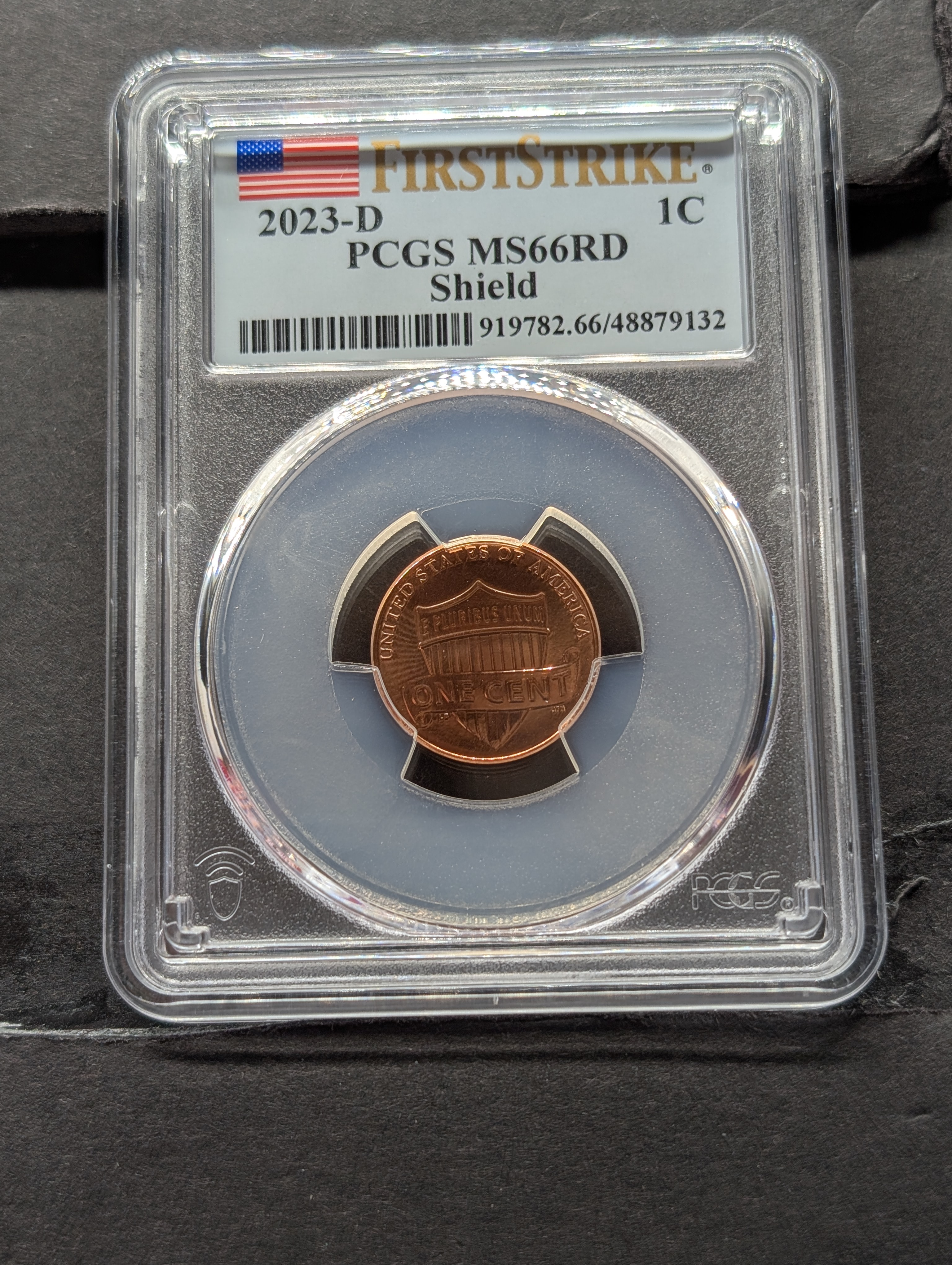 2023-D Lincoln Shield Cent - PCGS MS66 RD - First Strike