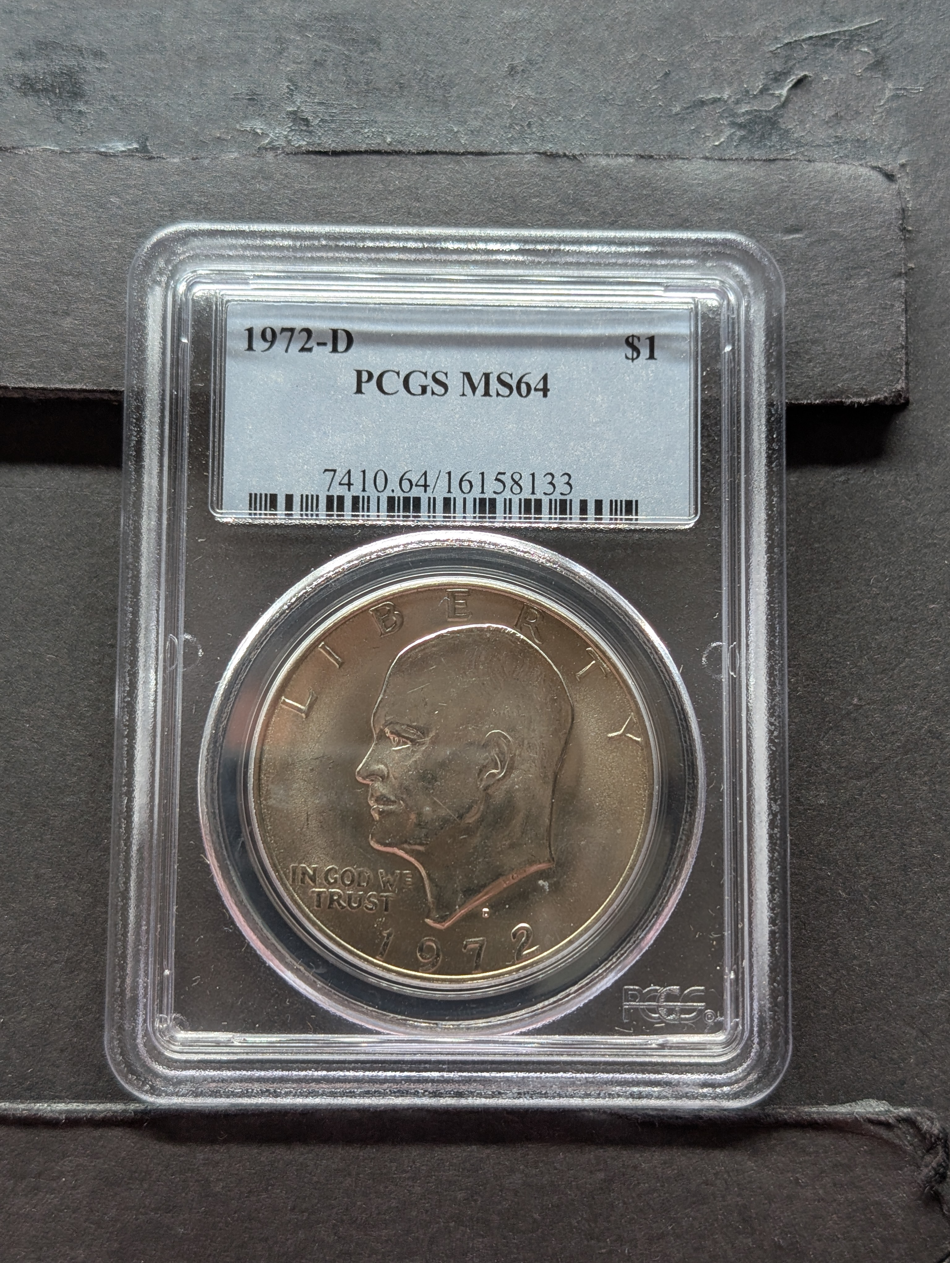 1972-D Eisenhower Dollar - PCGS MS64