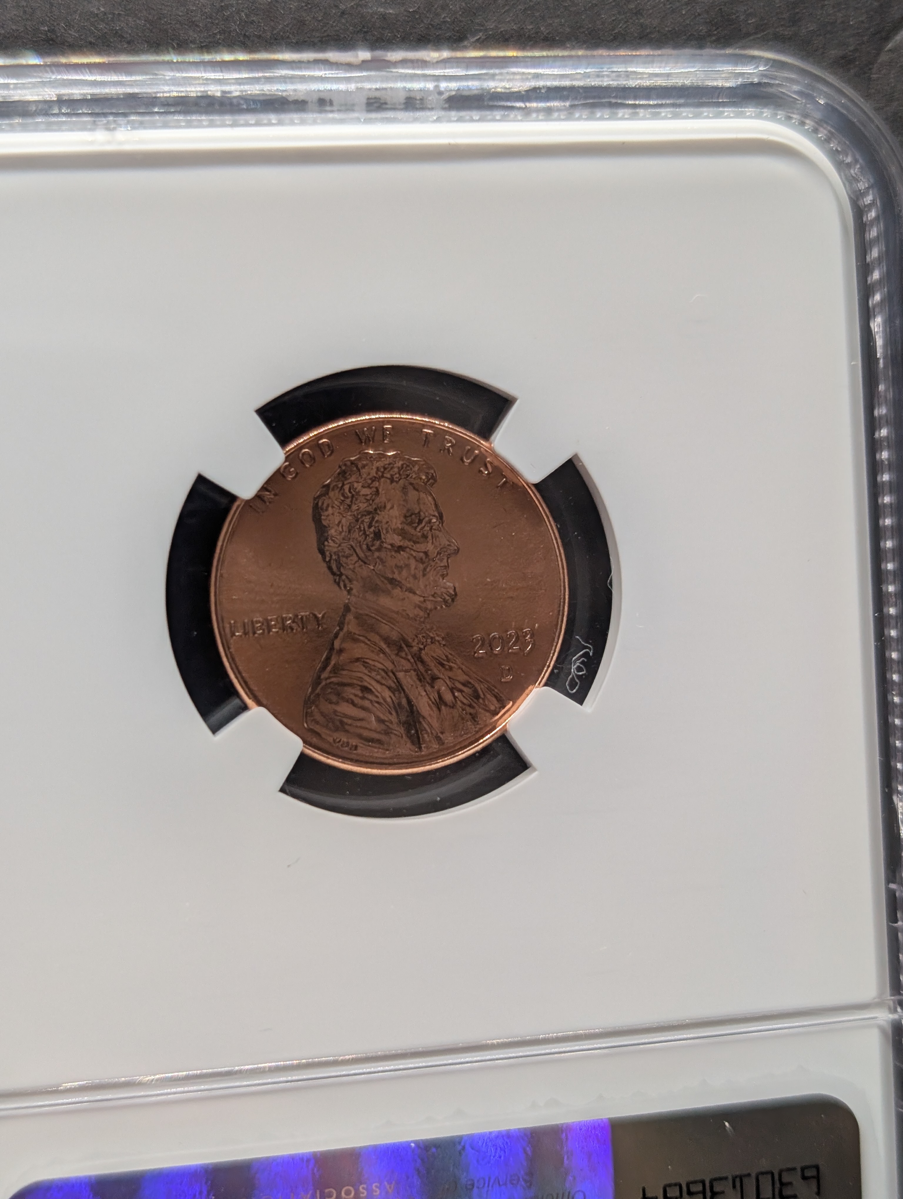 2023-D Lincoln Shield Cent - NGC MS69 RD - Early Release