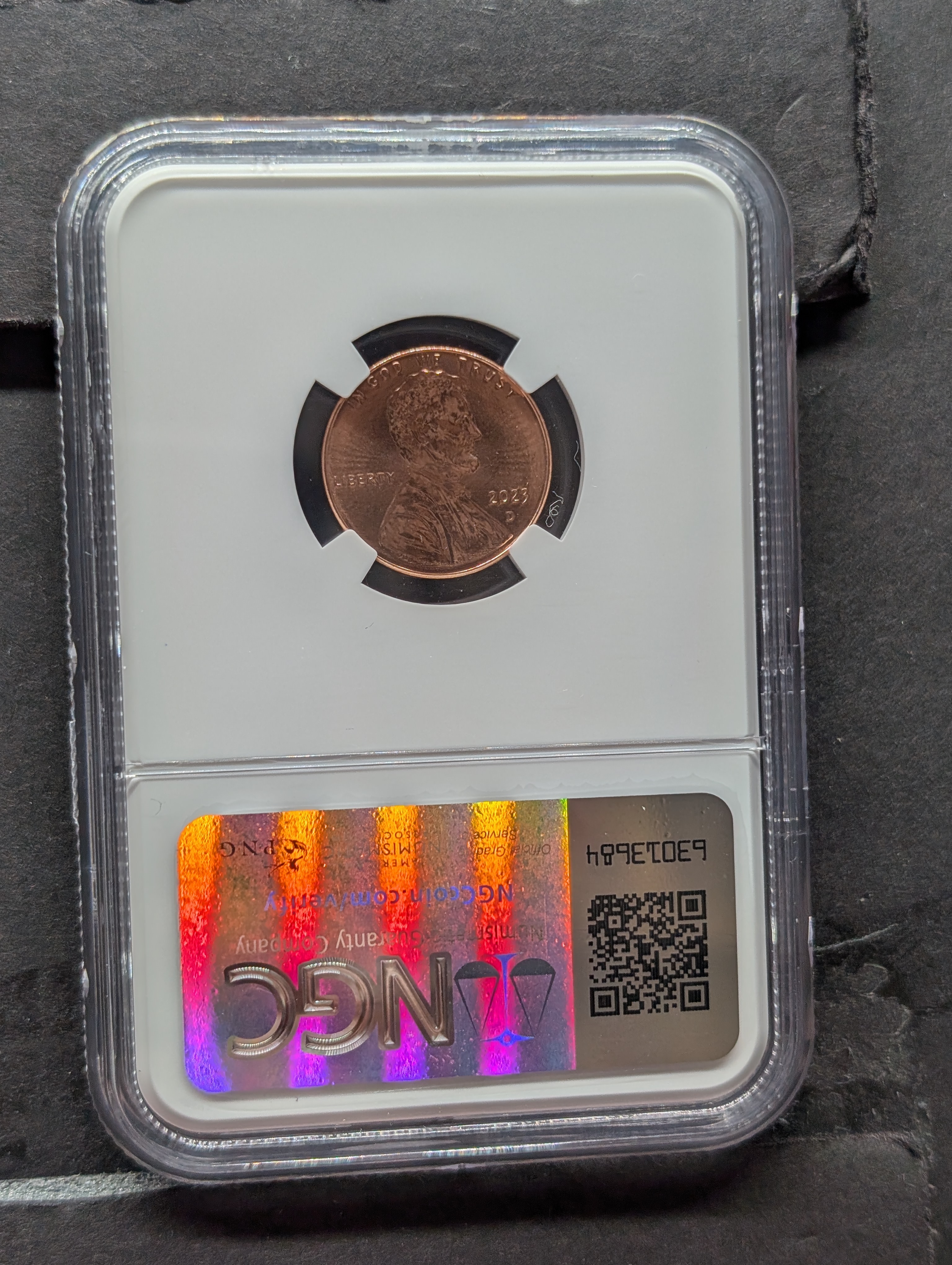 2023-D Lincoln Shield Cent - NGC MS69 RD - Early Release