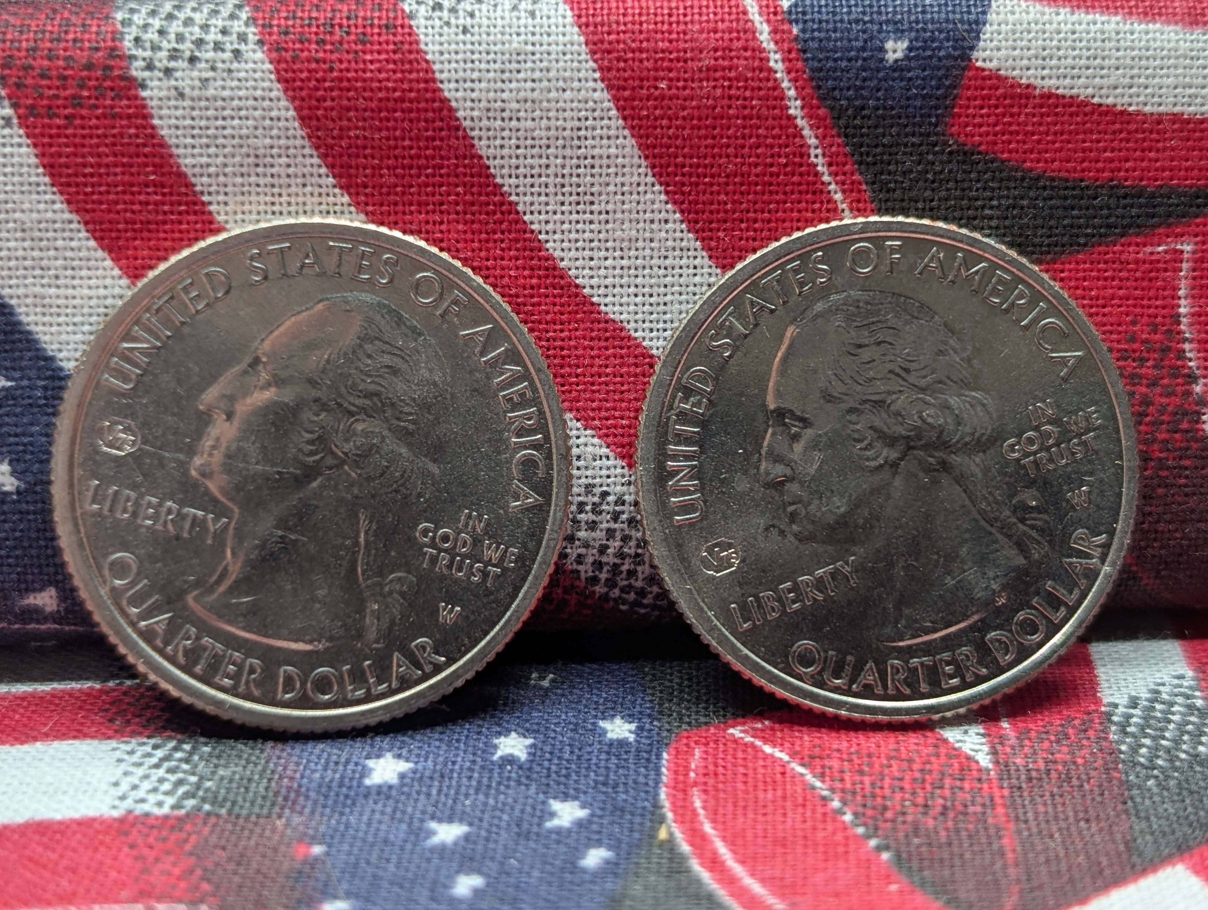 (2) 2020-W Quarters: Marsh-Billings and Weir Farm w/ V-75 Privy