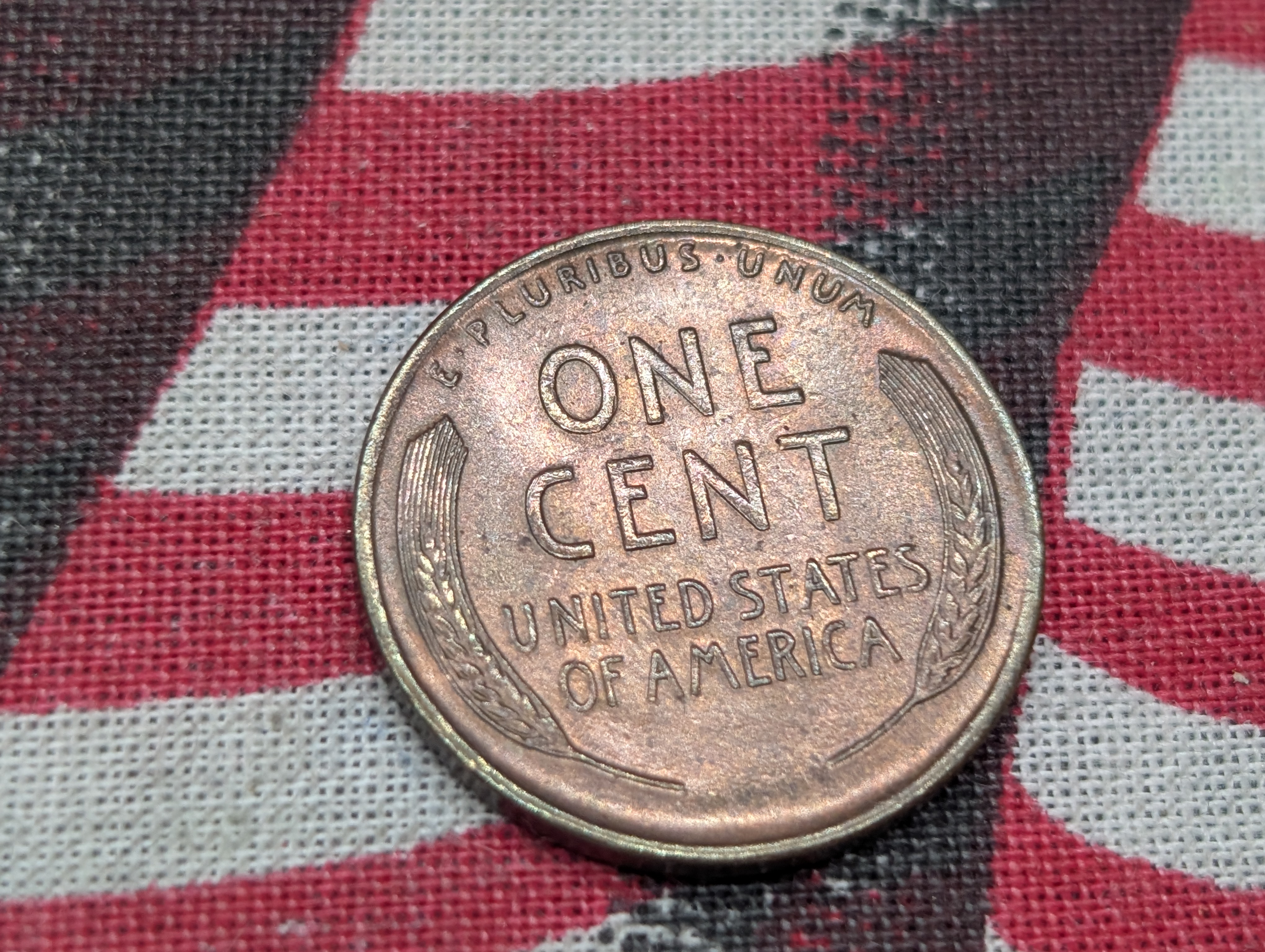 1911-P Lincoln Wheat Cent - Brown Uncirculated with some red.