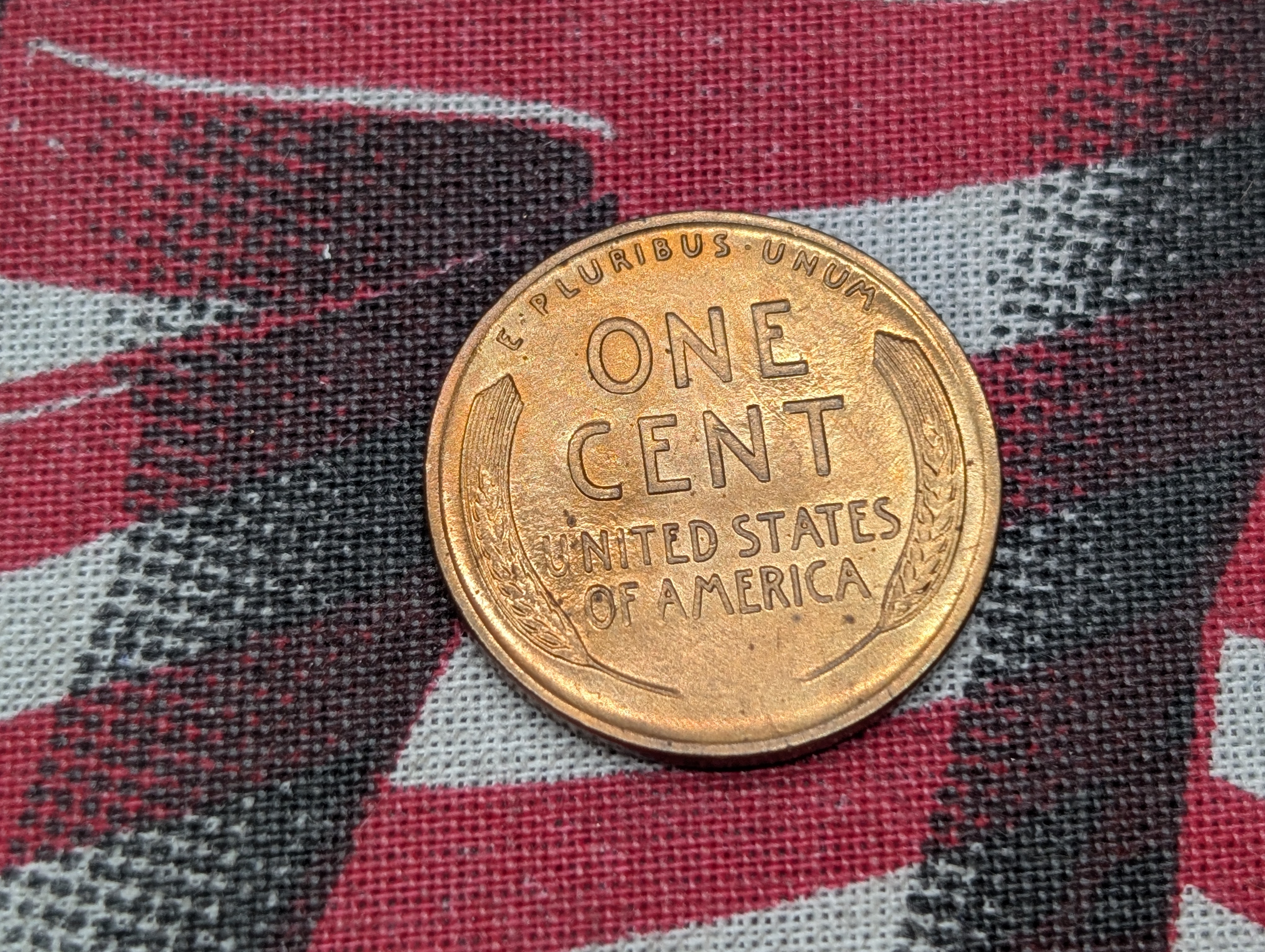 1913-P Lincoln Wheat Cent - Red uncirculated.