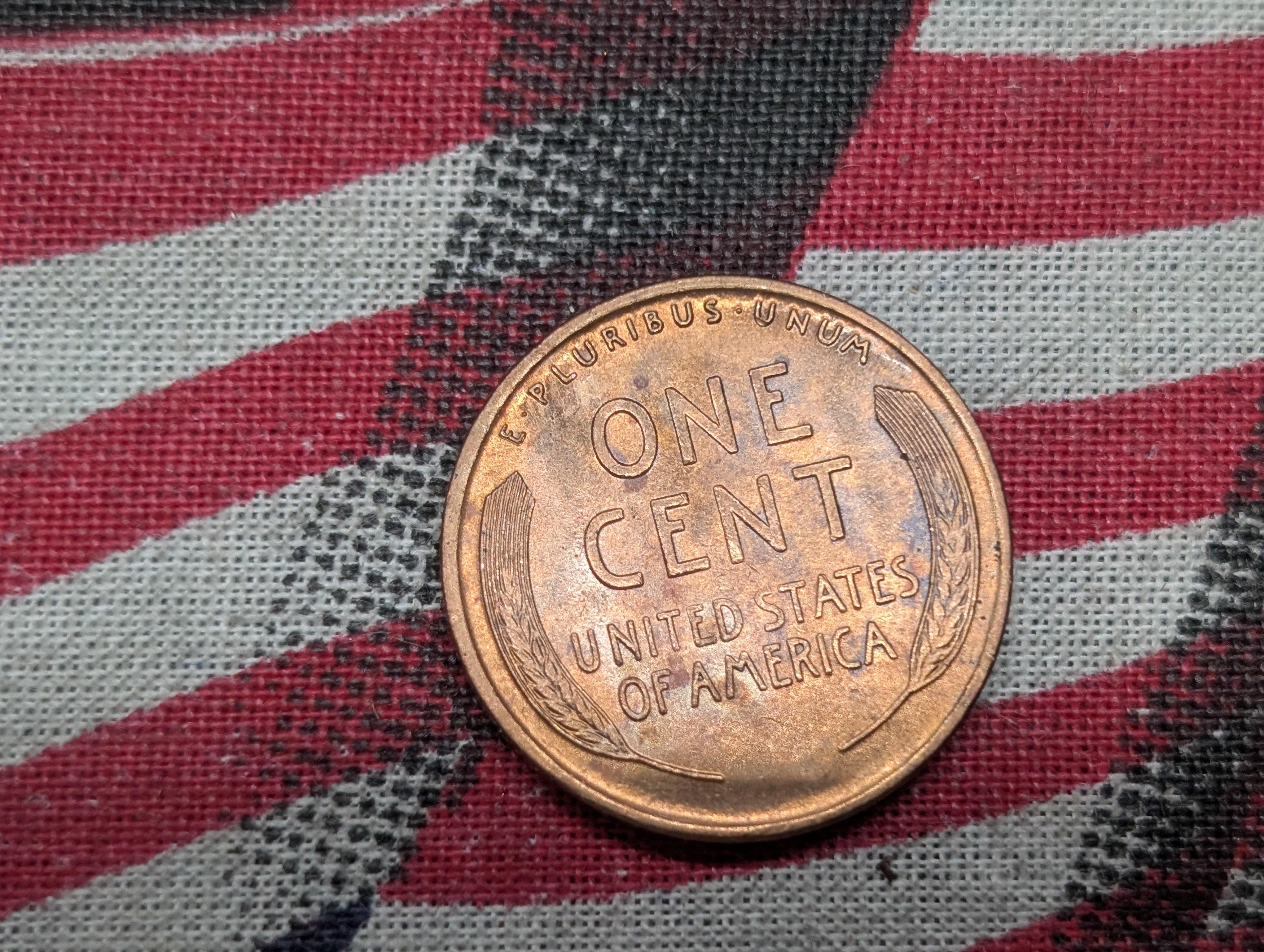 1918-P Lincoln Wheat Cent - Choice Red Brown BU.