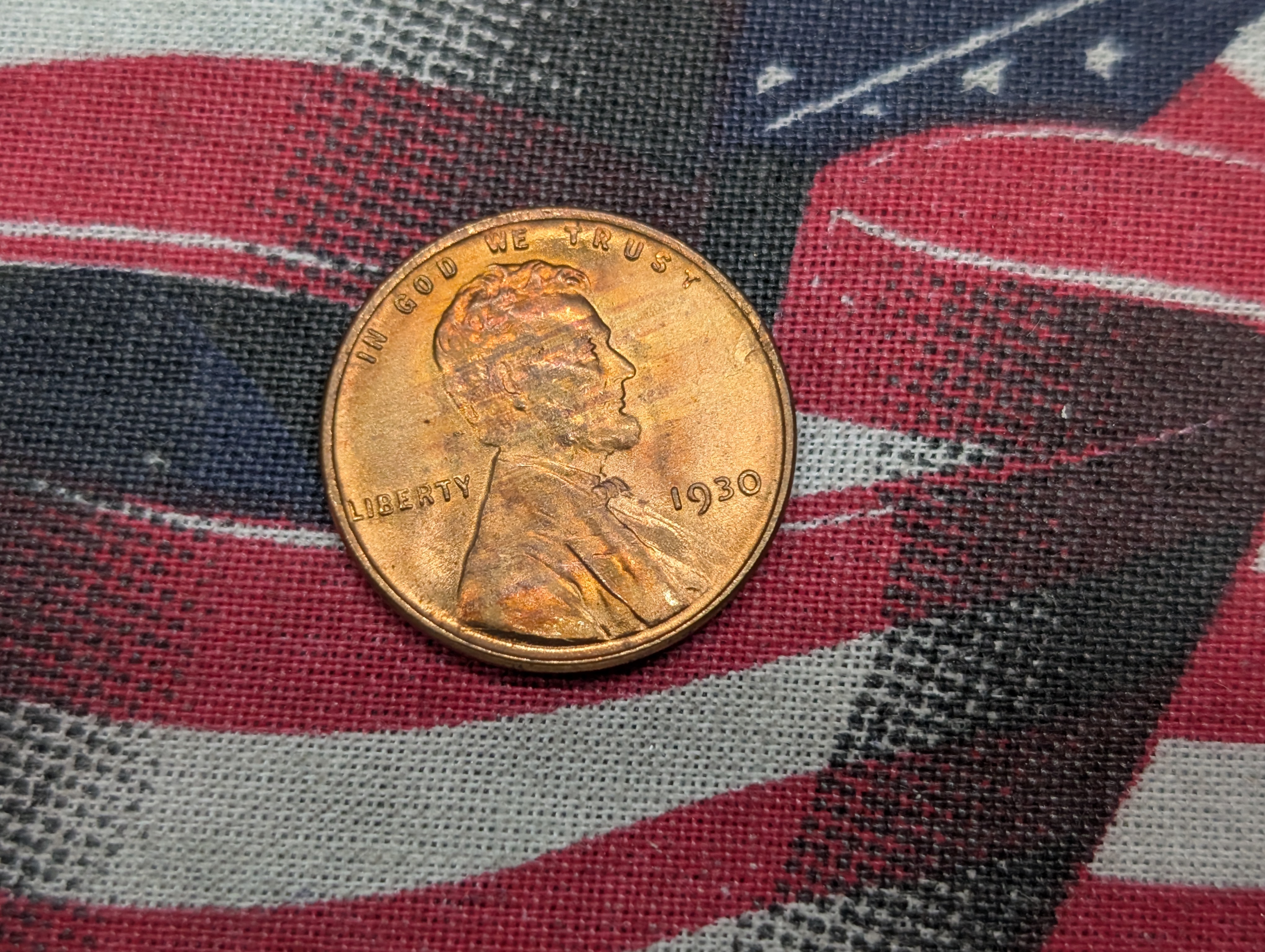 1930-P Lincoln Wheat Cent - GEM Red BU.