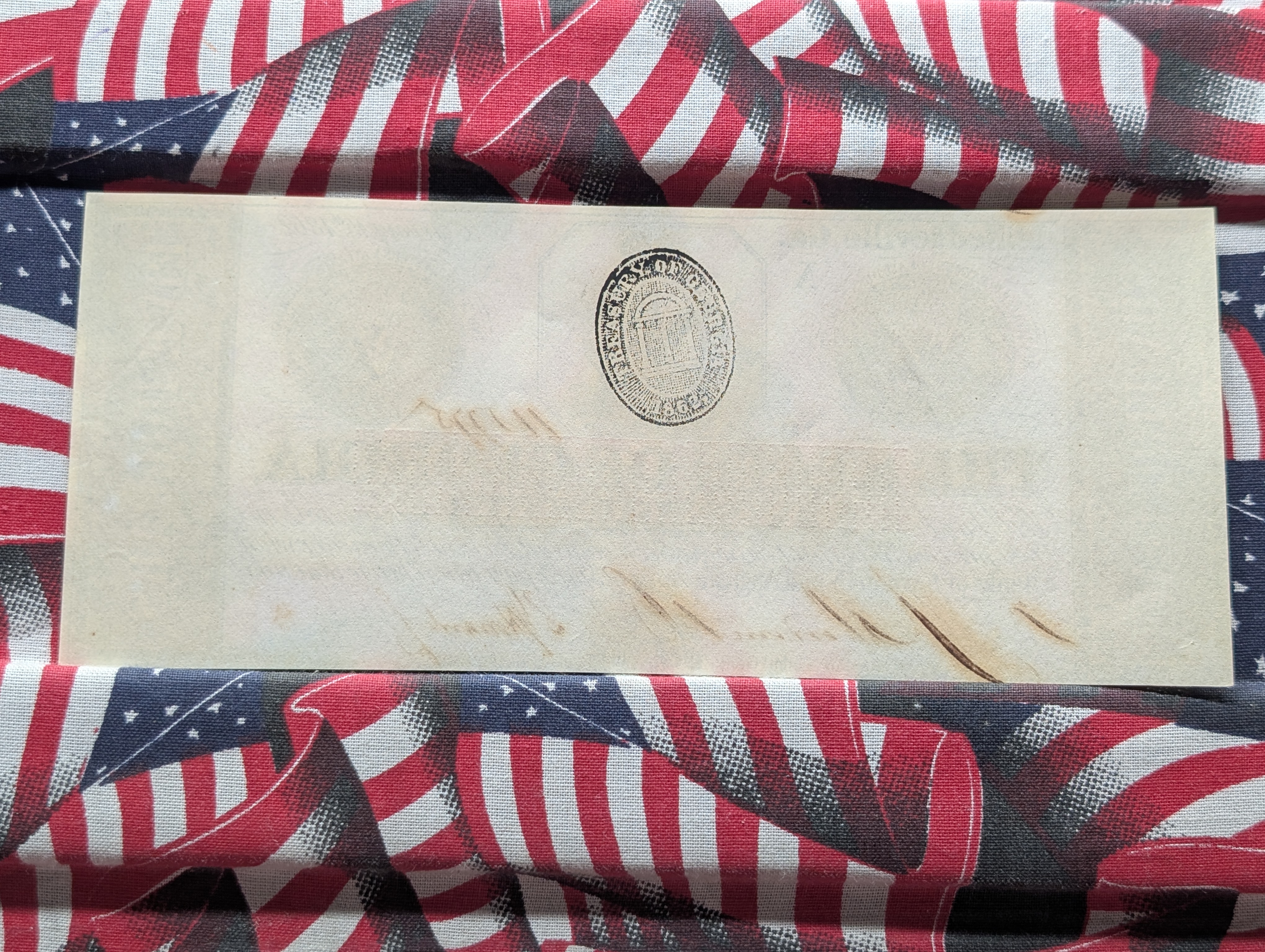 Jan 15, 1862 State of Georgia $5 - Choice Crisp Uncirculated - Civil War.
