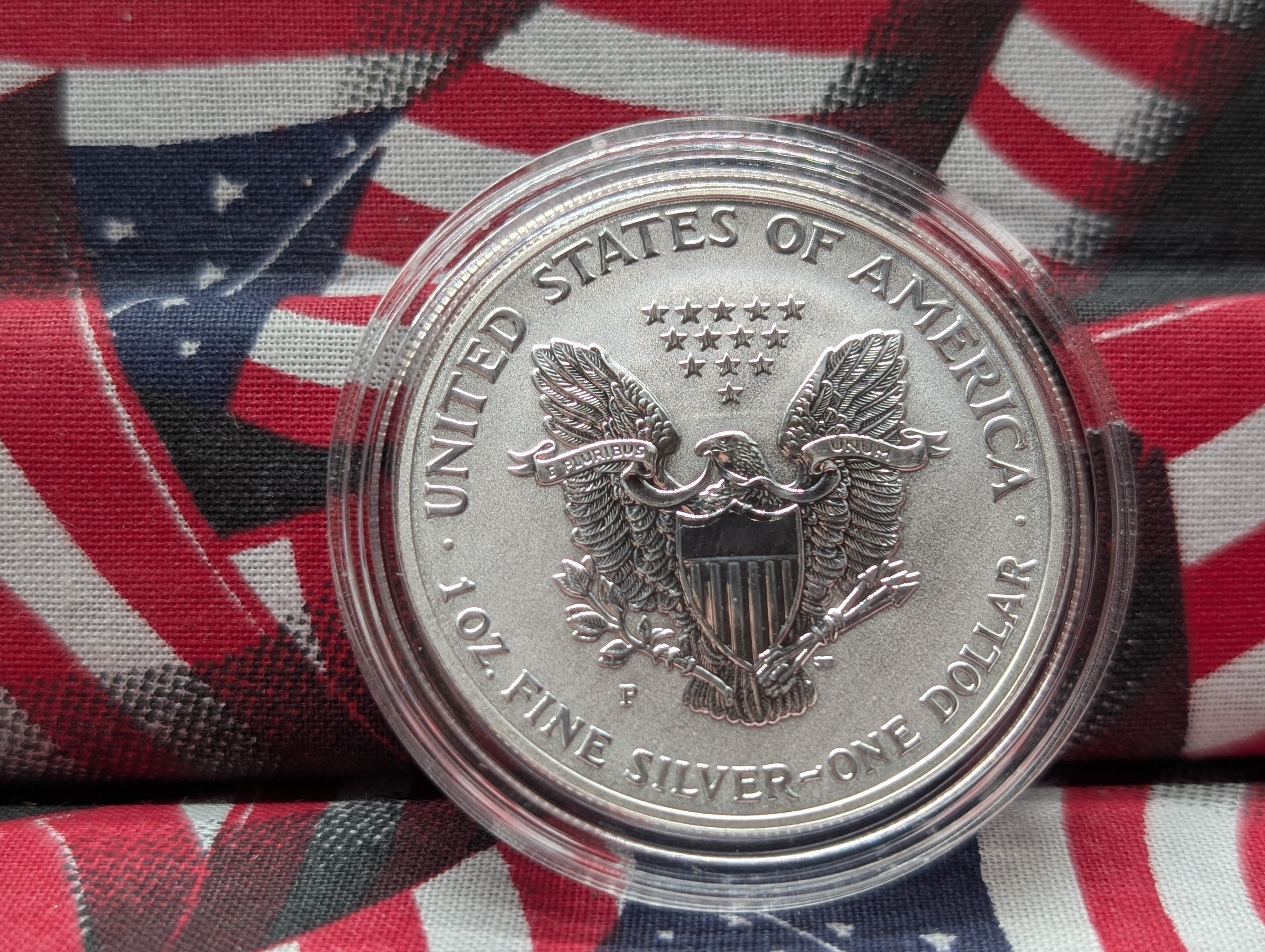 2006-P & W American Silver Eagle 20th Anniversary Coin Set - (3) Eagles in original box plus COA. Box has small issues but coins are great.