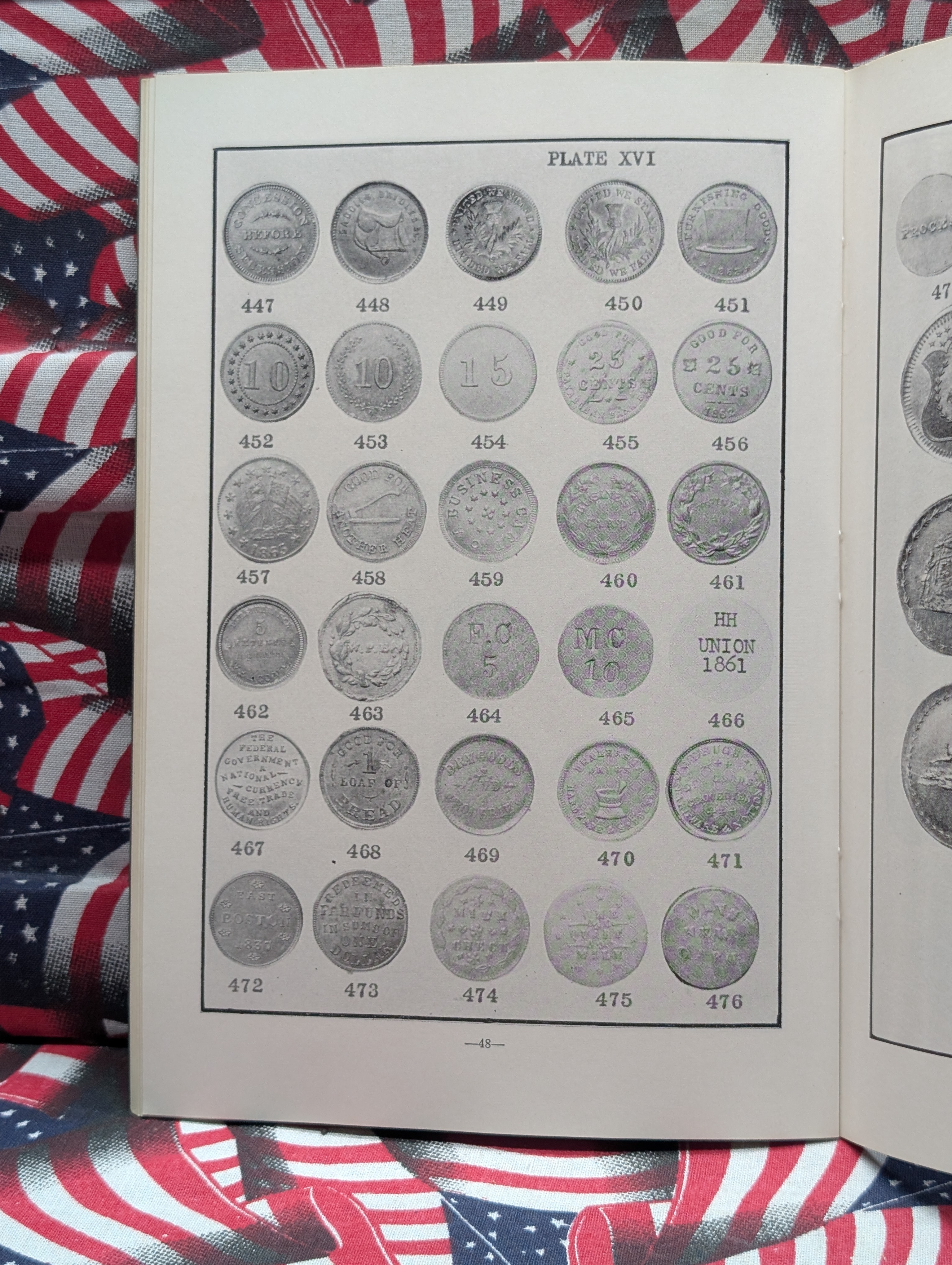 *EMPTY* Patriotic Civil War Tokens Book Only, No Coins! By George and Melvin Fuld. Highly Collectible. New - No Coins