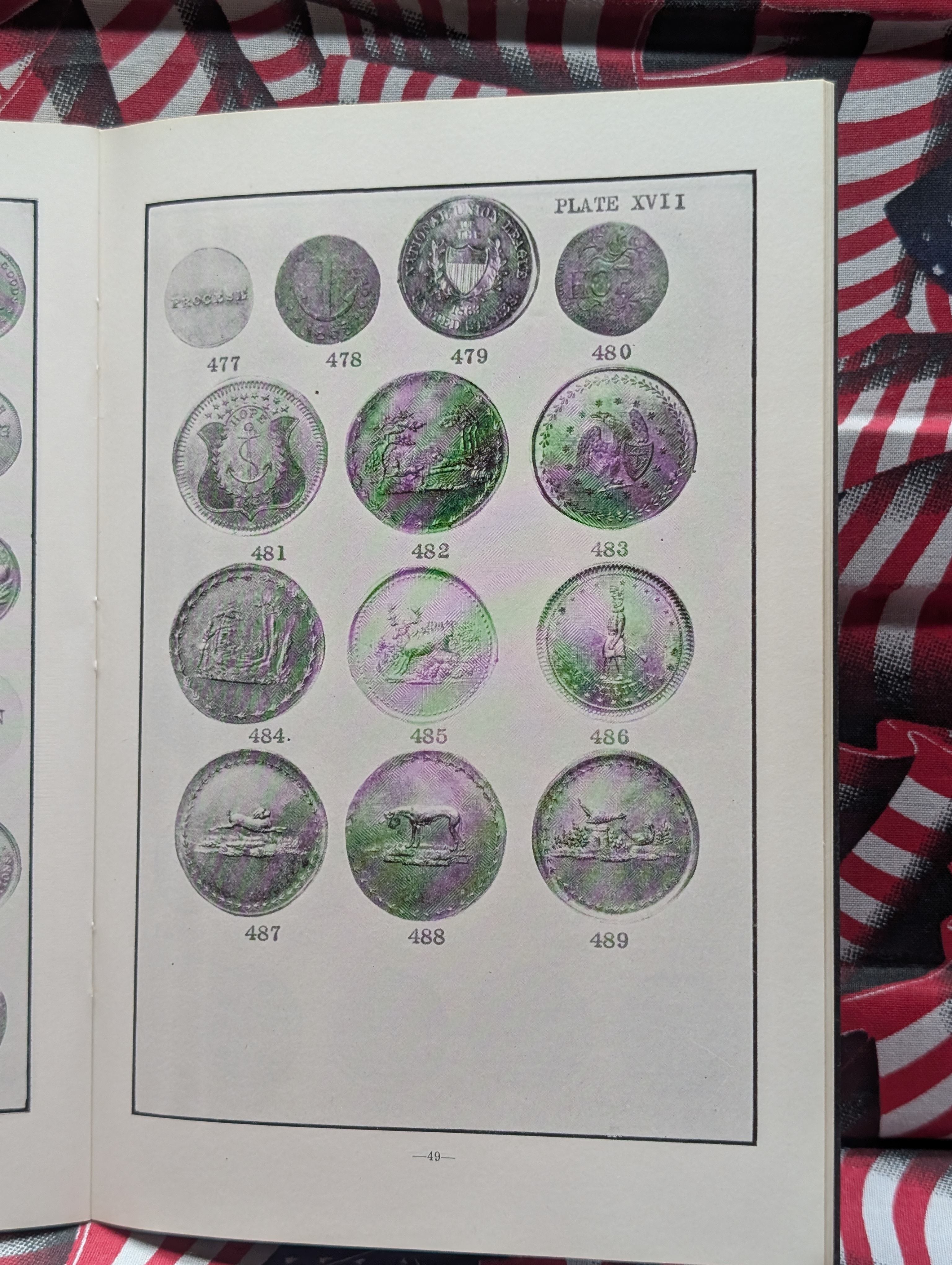 *EMPTY* Patriotic Civil War Tokens Book Only, No Coins! By George and Melvin Fuld. Highly Collectible. New - No Coins
