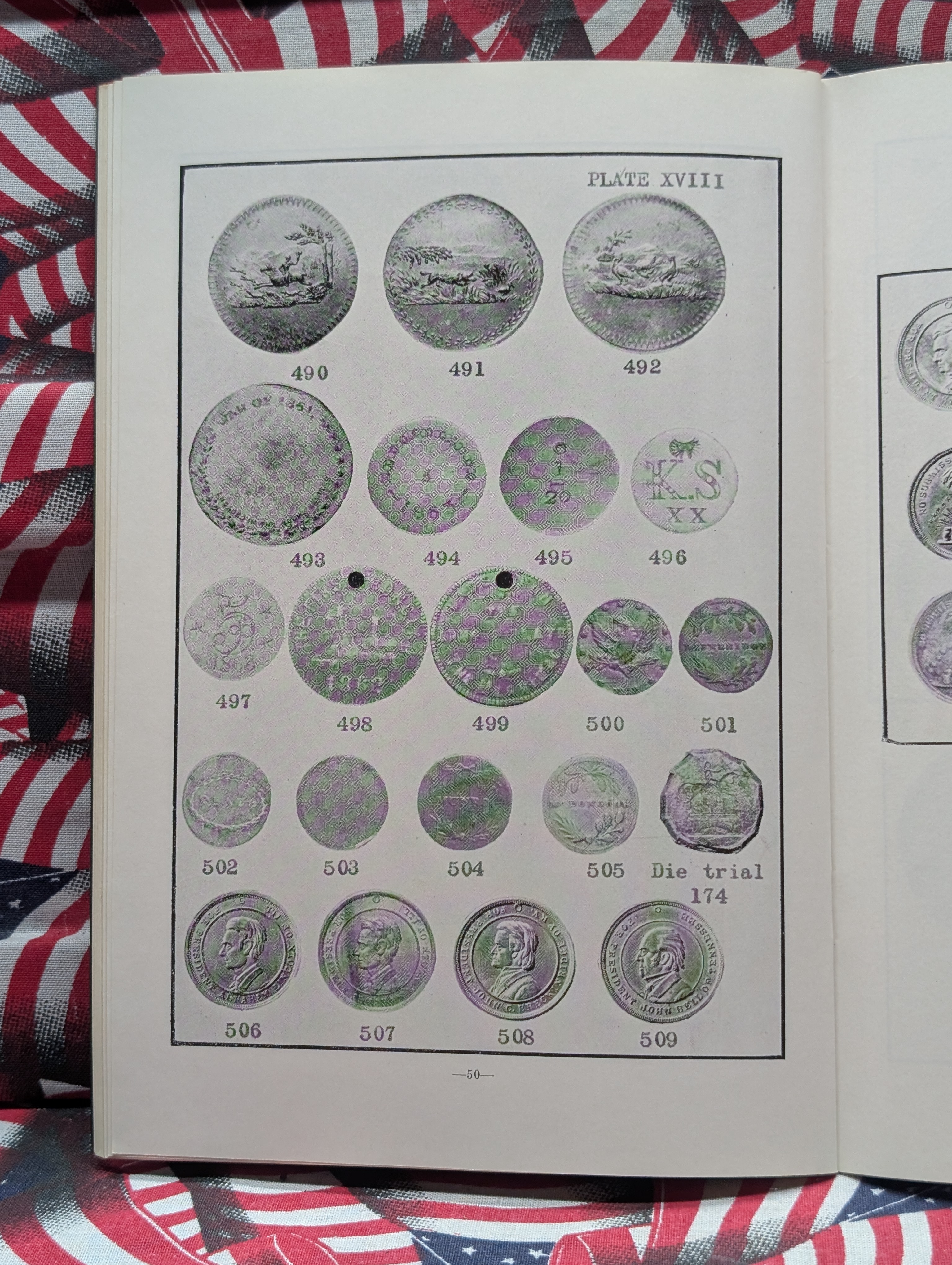 *EMPTY* Patriotic Civil War Tokens Book Only, No Coins! By George and Melvin Fuld. Highly Collectible. New - No Coins