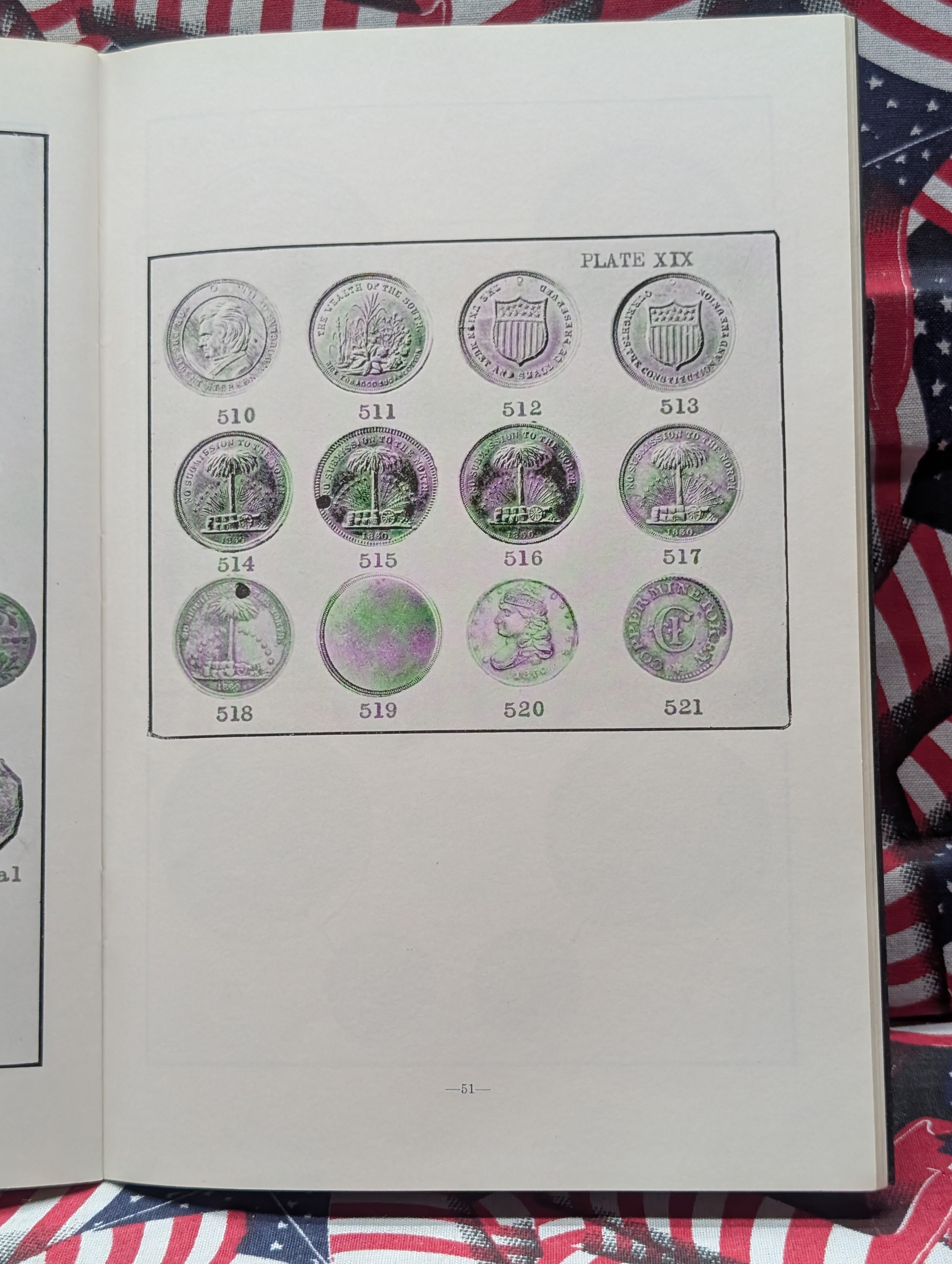 *EMPTY* Patriotic Civil War Tokens Book Only, No Coins! By George and Melvin Fuld. Highly Collectible. New - No Coins