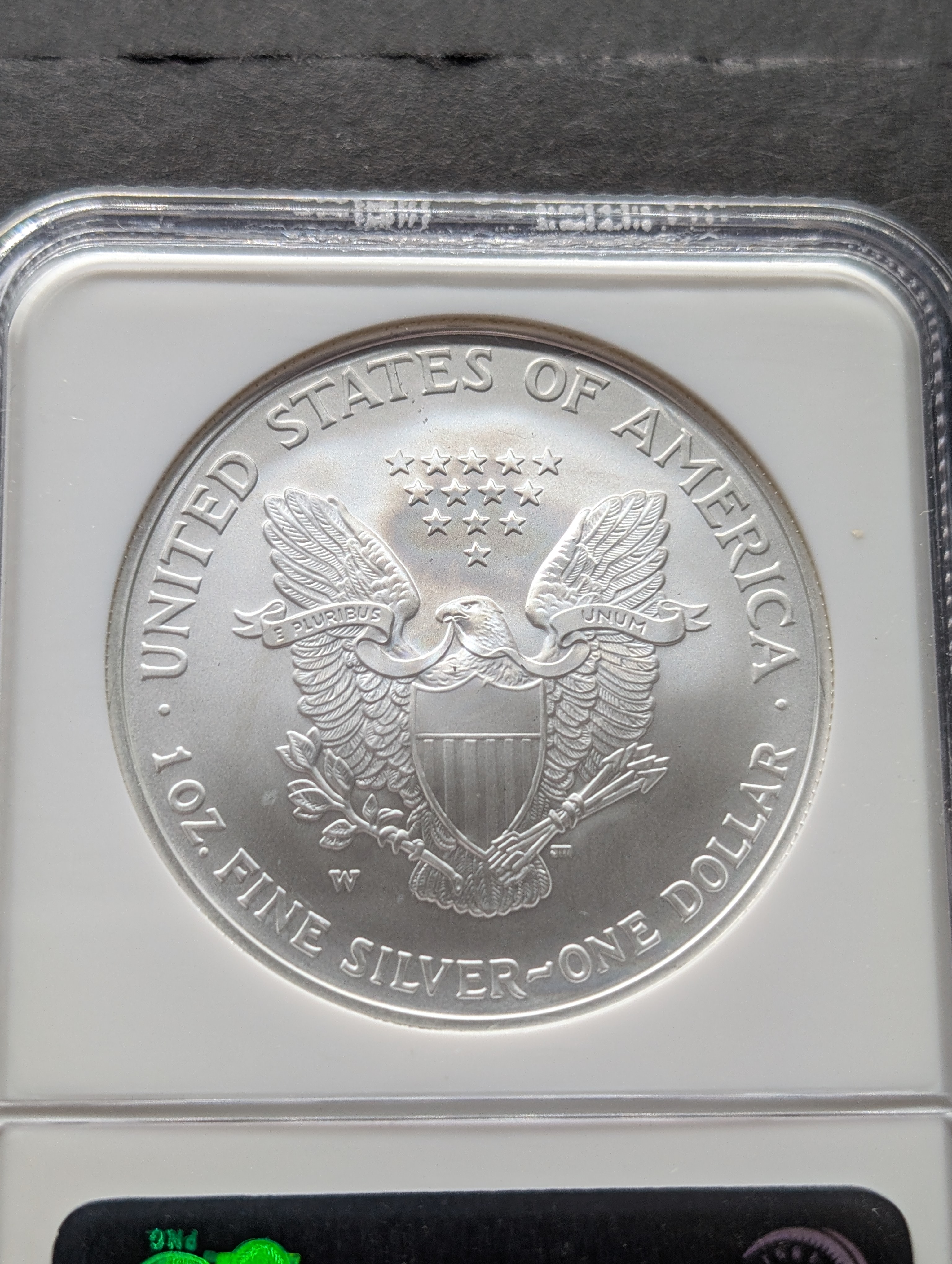 2006-W American Silver Eagle 1 Oz. .999 Silver NGC MS 69 - 20th Anniversary