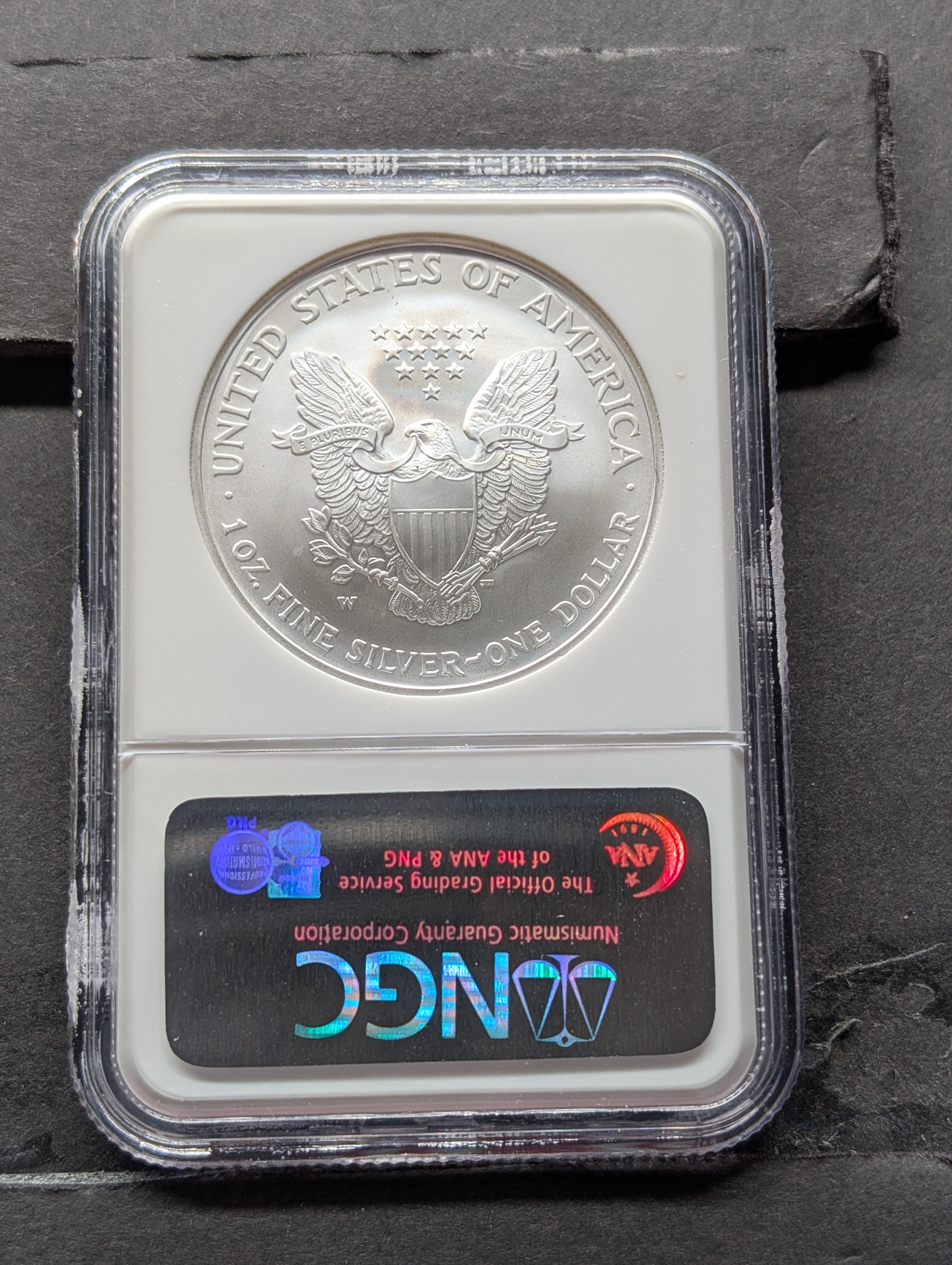 2006-W American Silver Eagle 1 Oz. .999 Silver NGC MS 69 - 20th Anniversary