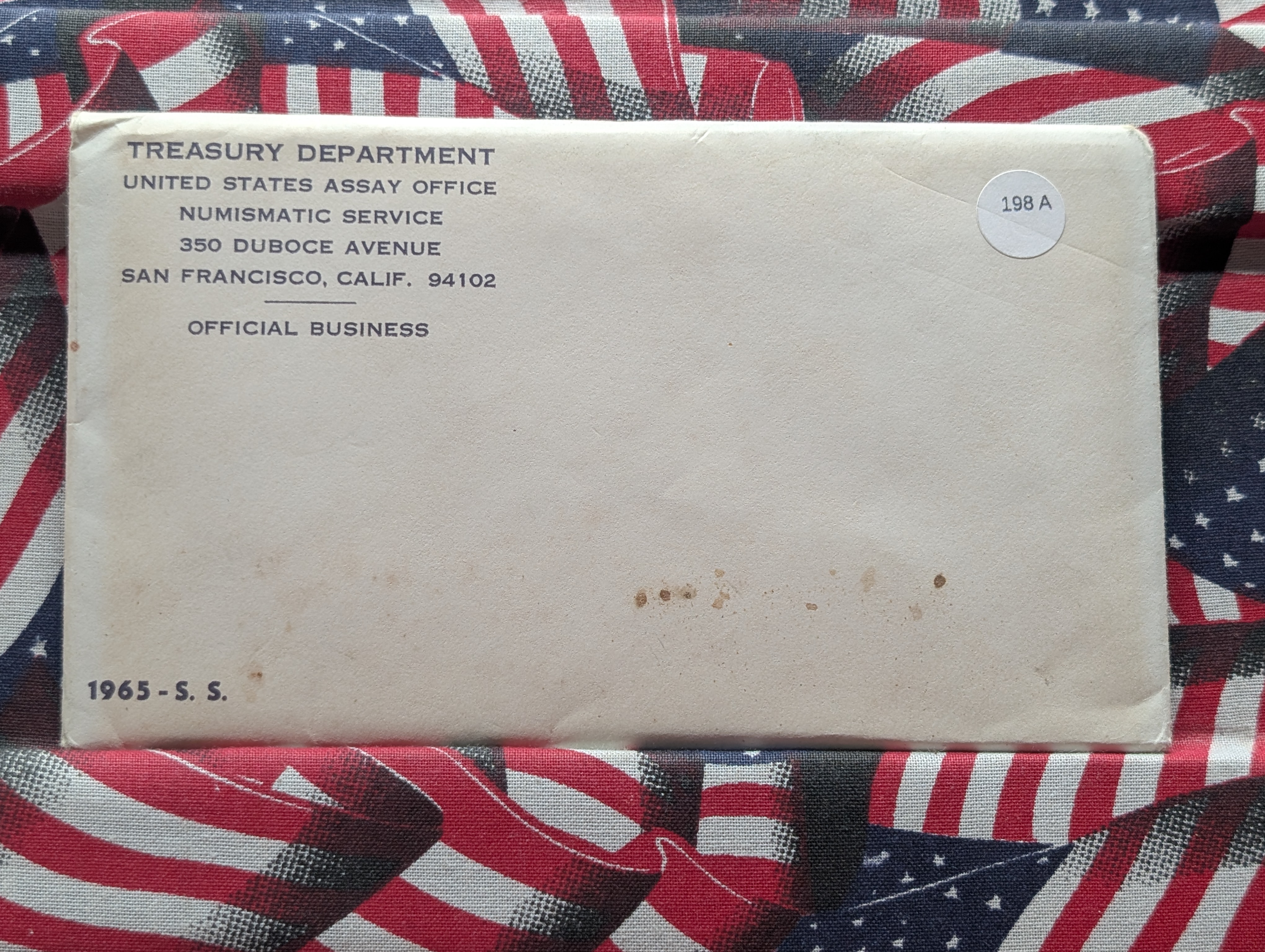 1965 Sealed Special Mint Set. Sealed - Includes 40% Silver Kennedy Half Dollar
