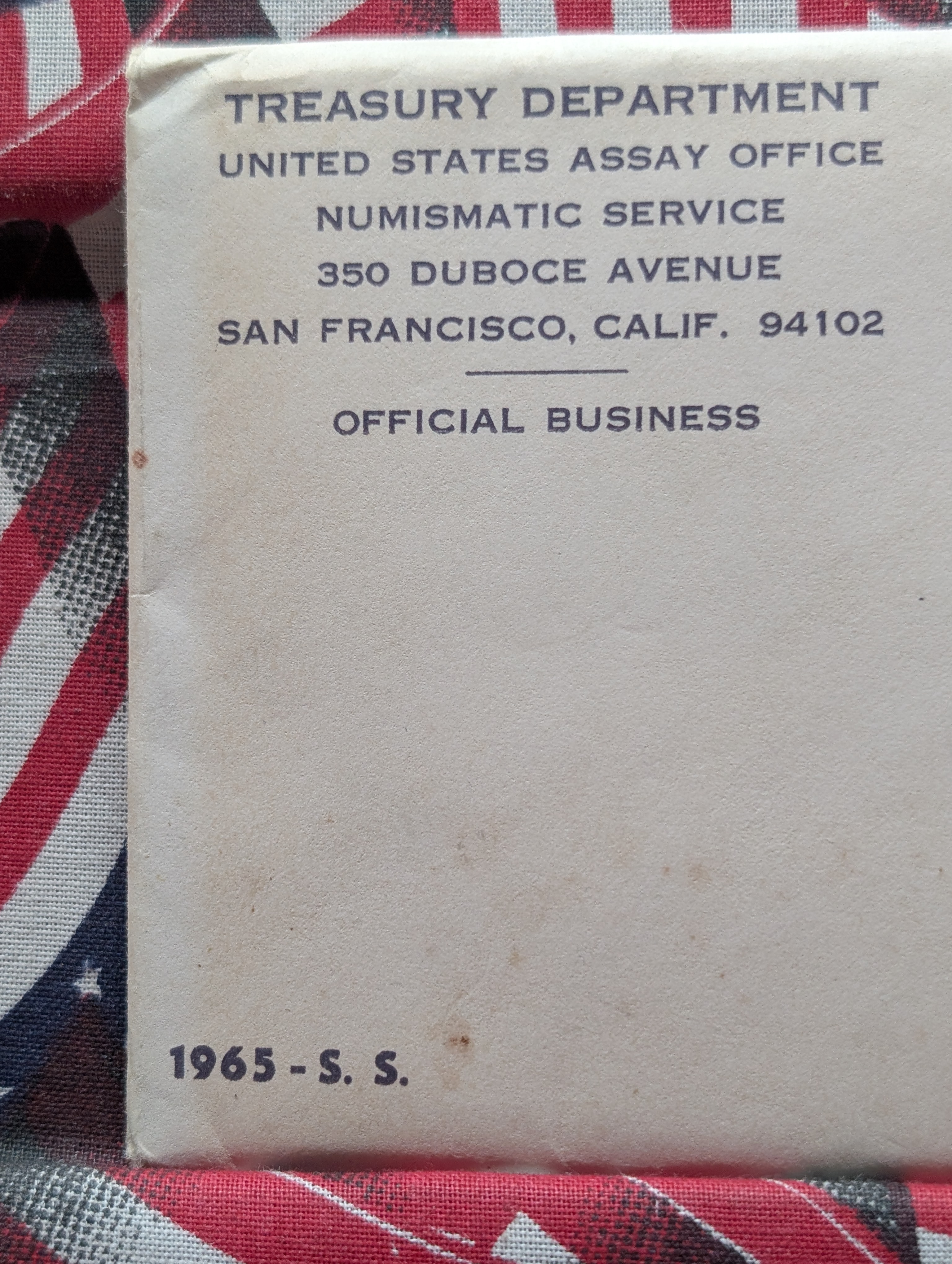 1965 Sealed Special Mint Set. Sealed - Includes 40% Silver Kennedy Half Dollar