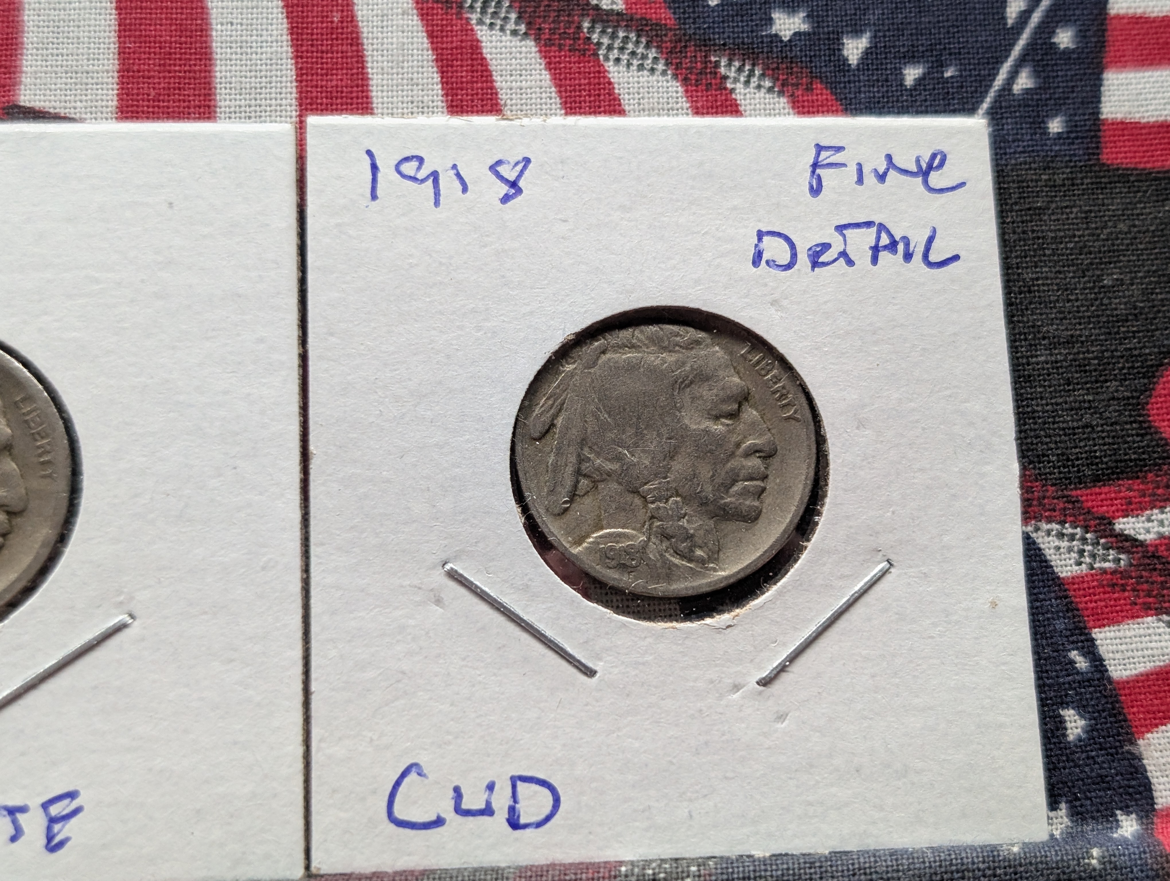 (9) Indian Head Buffalo Nickels - 1913 Var. 1 and 2, 2- 1916-D & 1918 Acid Treated Date, 1918 w/ Cud, 1921, 1925-S, 1929-S