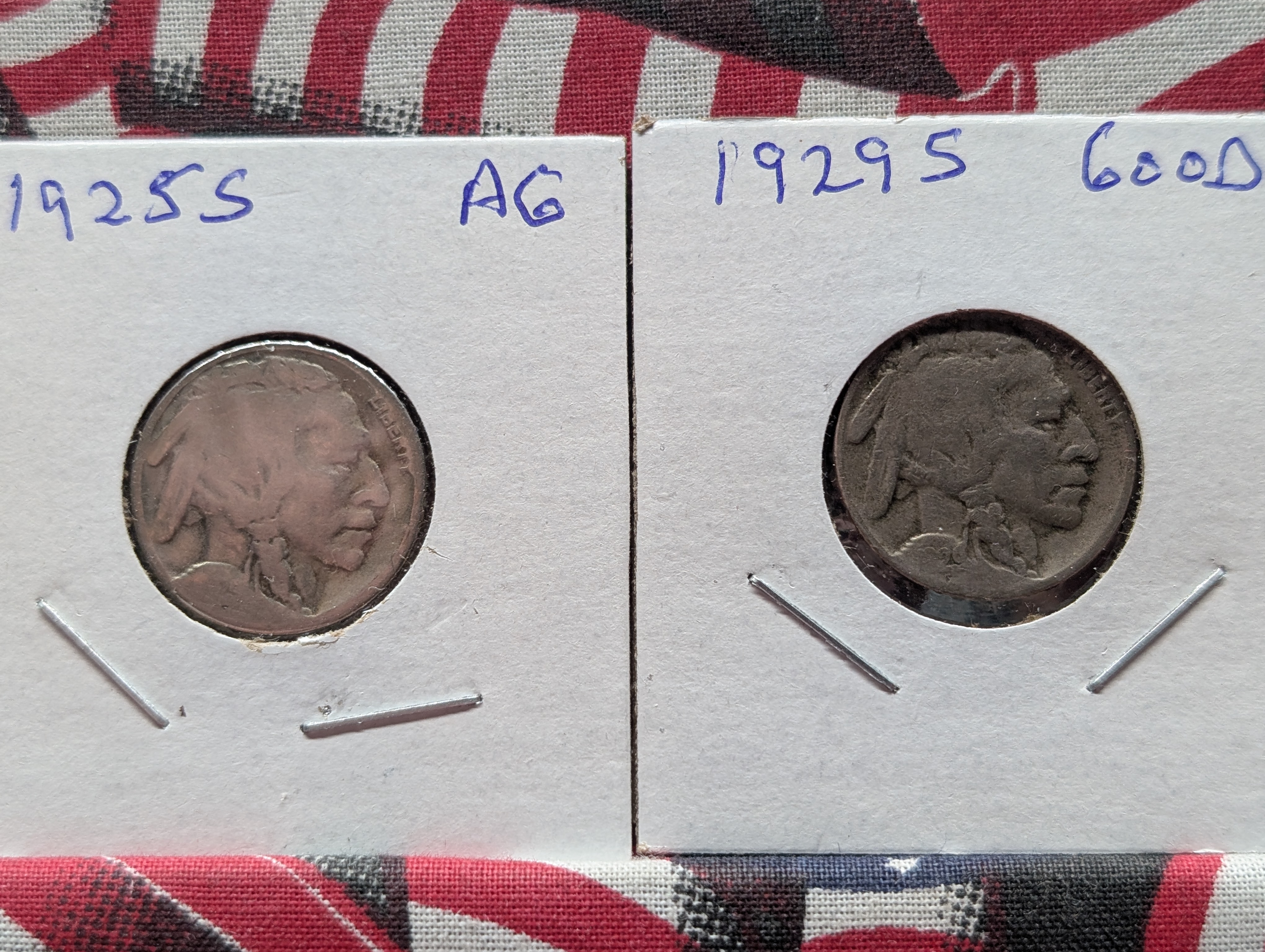(9) Indian Head Buffalo Nickels - 1913 Var. 1 and 2, 2- 1916-D & 1918 Acid Treated Date, 1918 w/ Cud, 1921, 1925-S, 1929-S