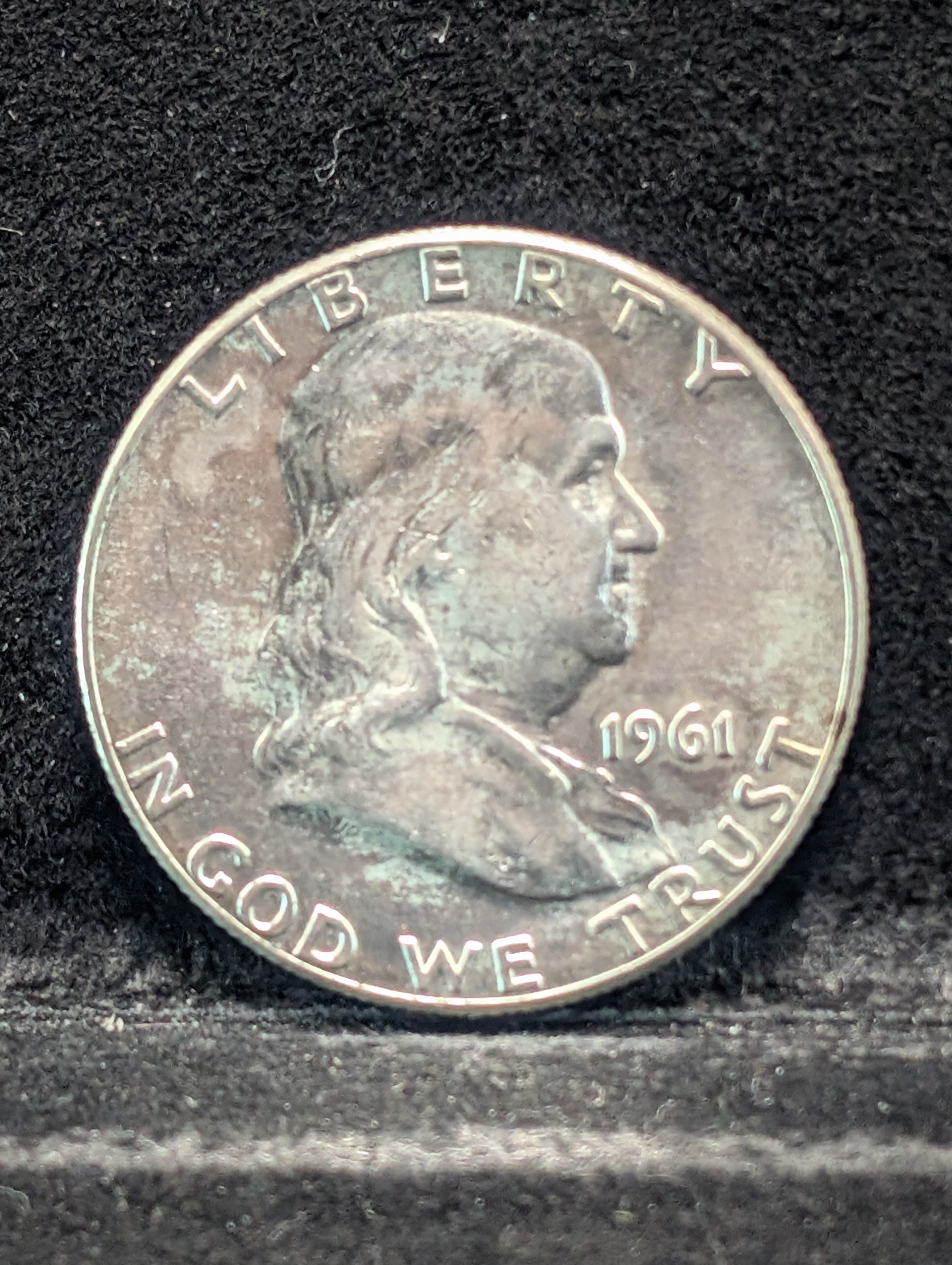 1961-P Franklin Half Dollar 90% Silver