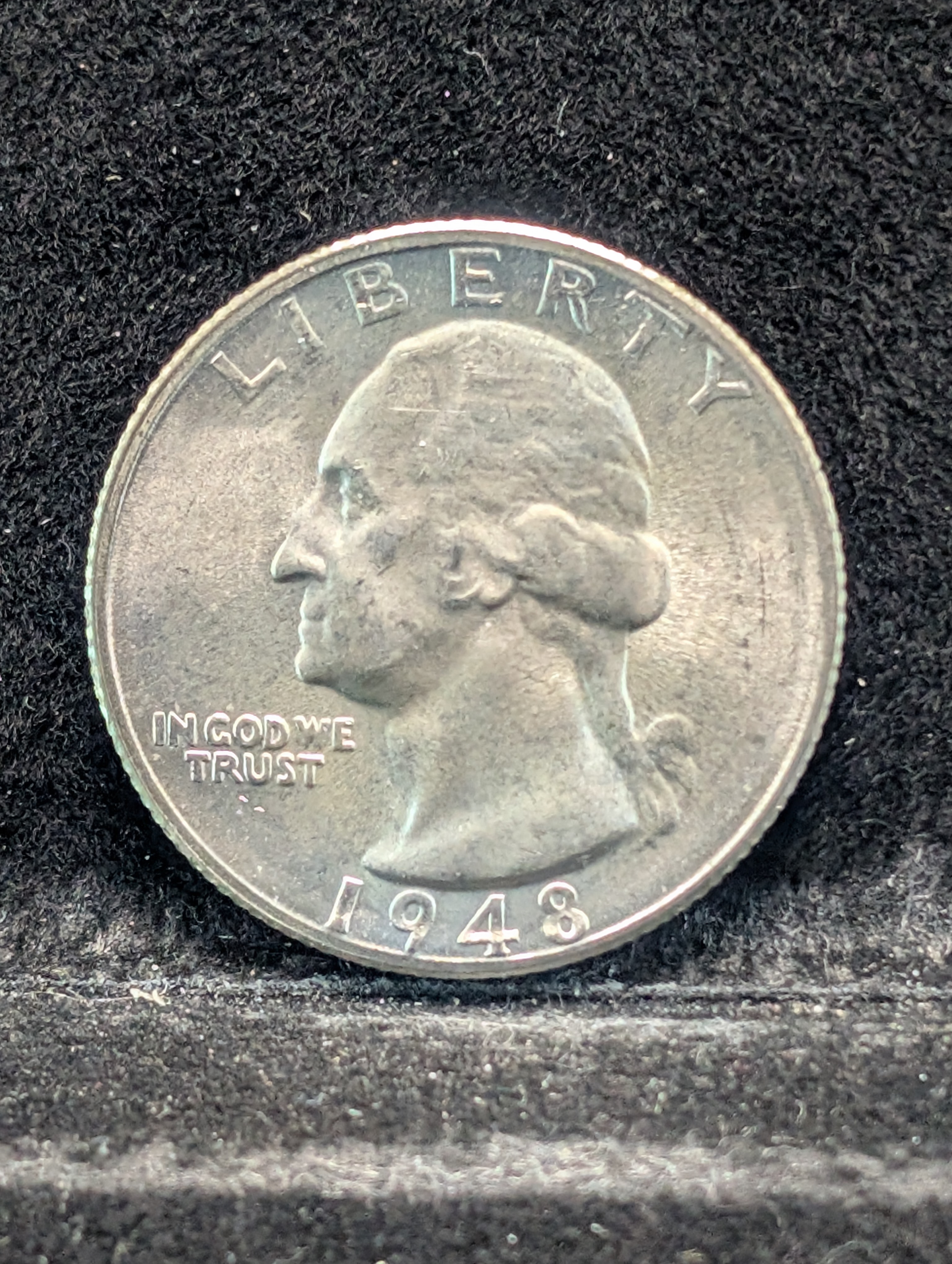 1948-S Washington Quarter, 90% Silver