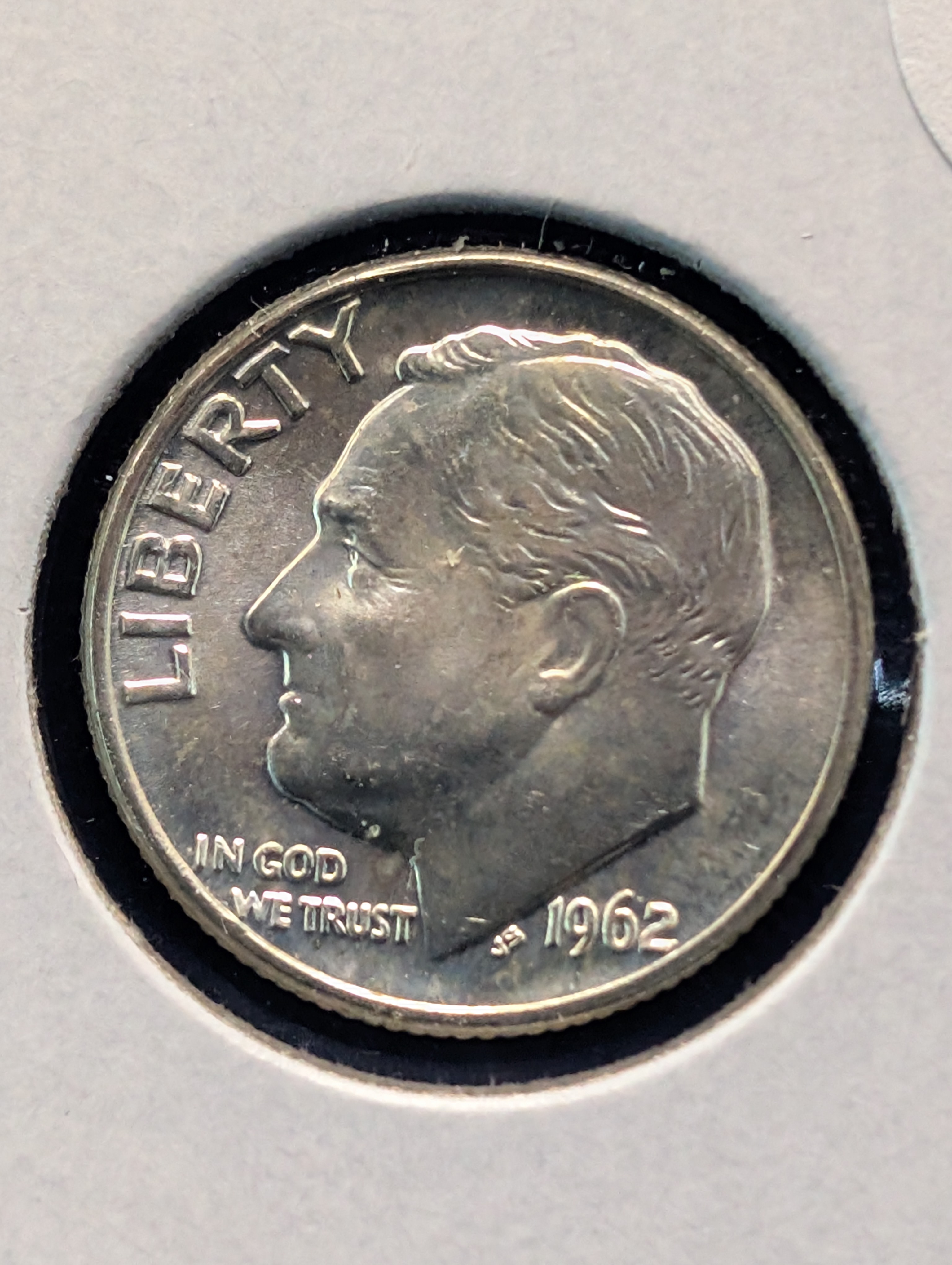 1962-D Roosevelt Dime, 90% Silver