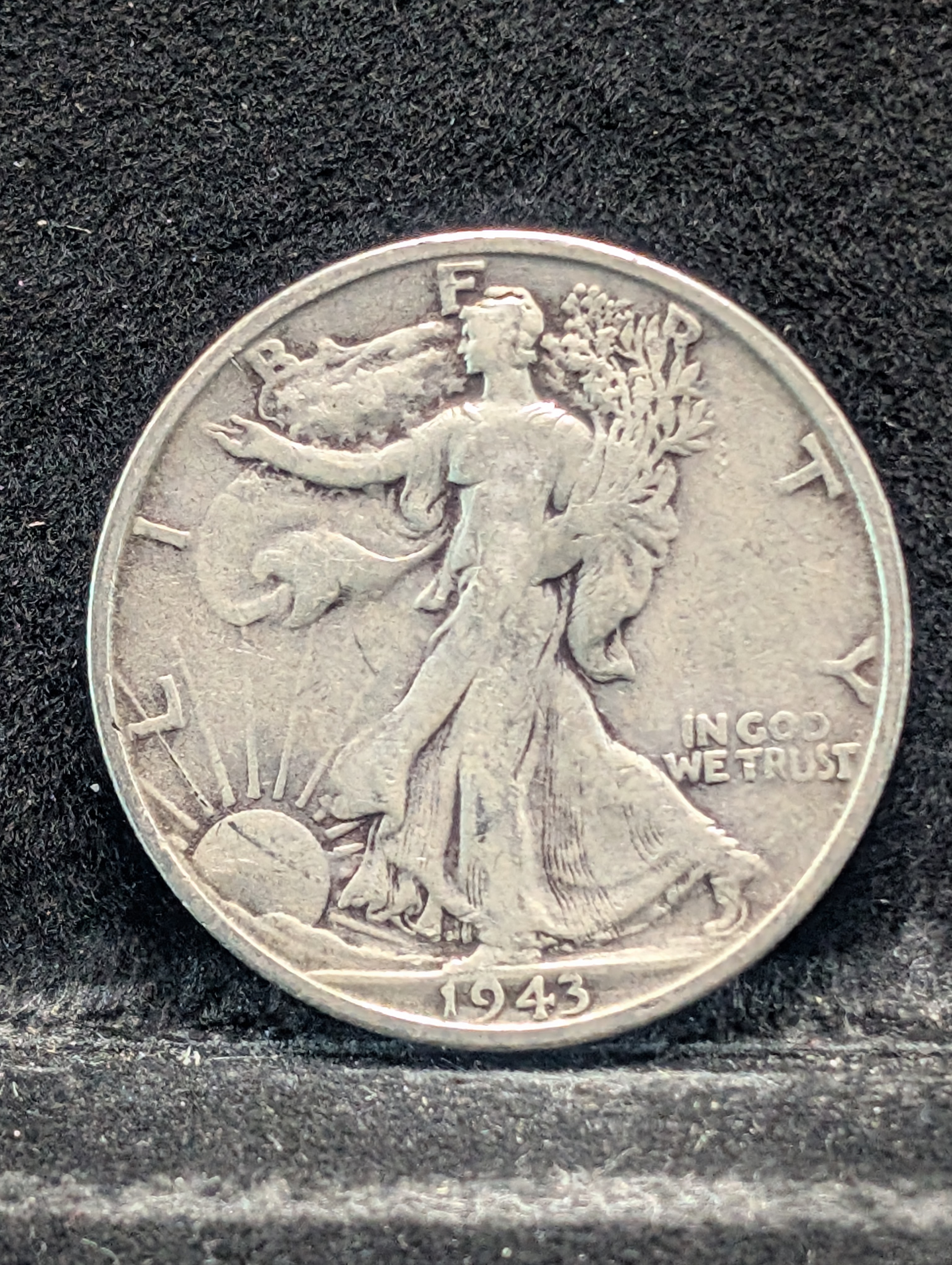1943-S Walking Liberty Half Dollar, 90% Silver