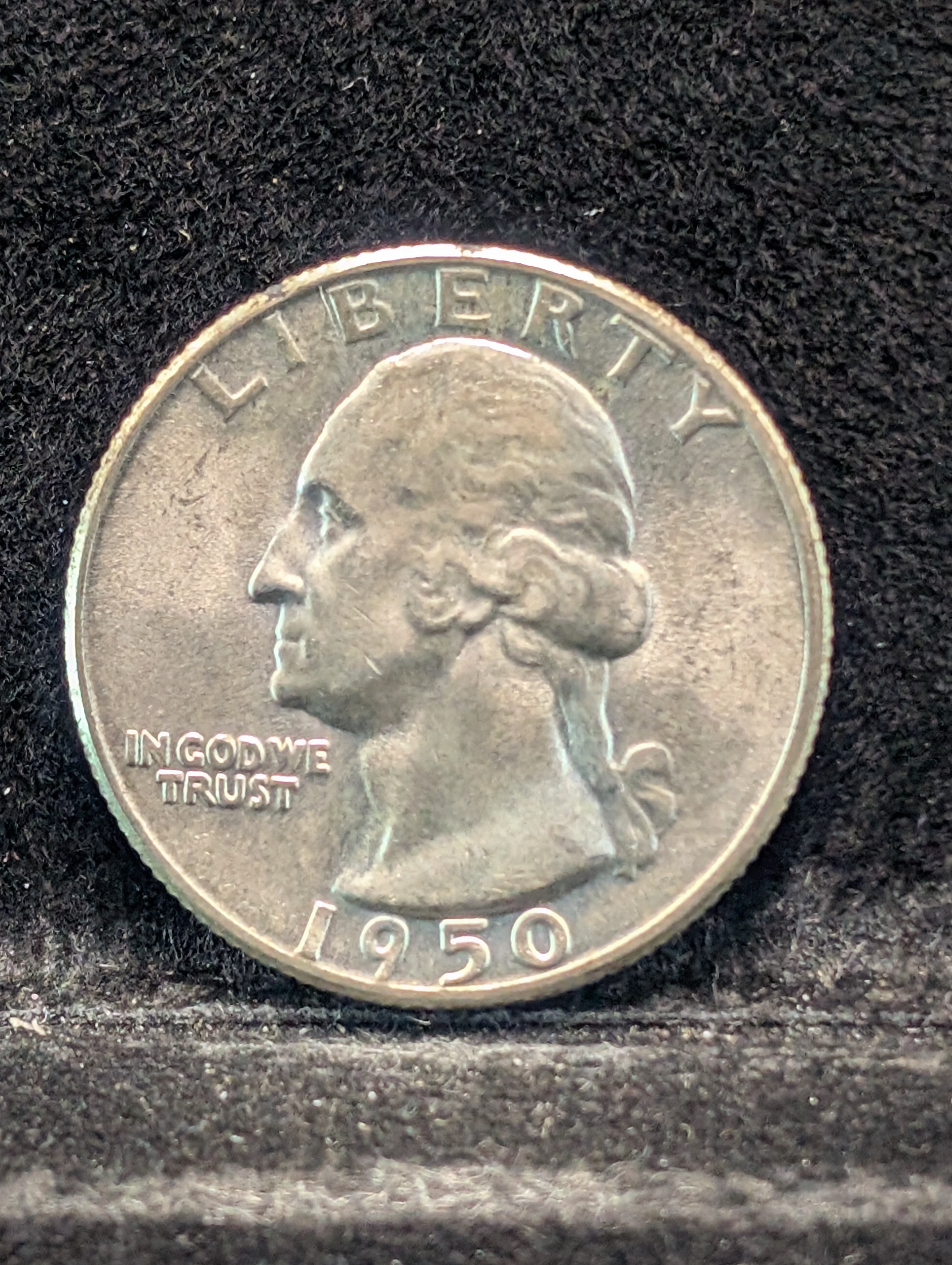 1950-P Washington Quarter, 90% Silver