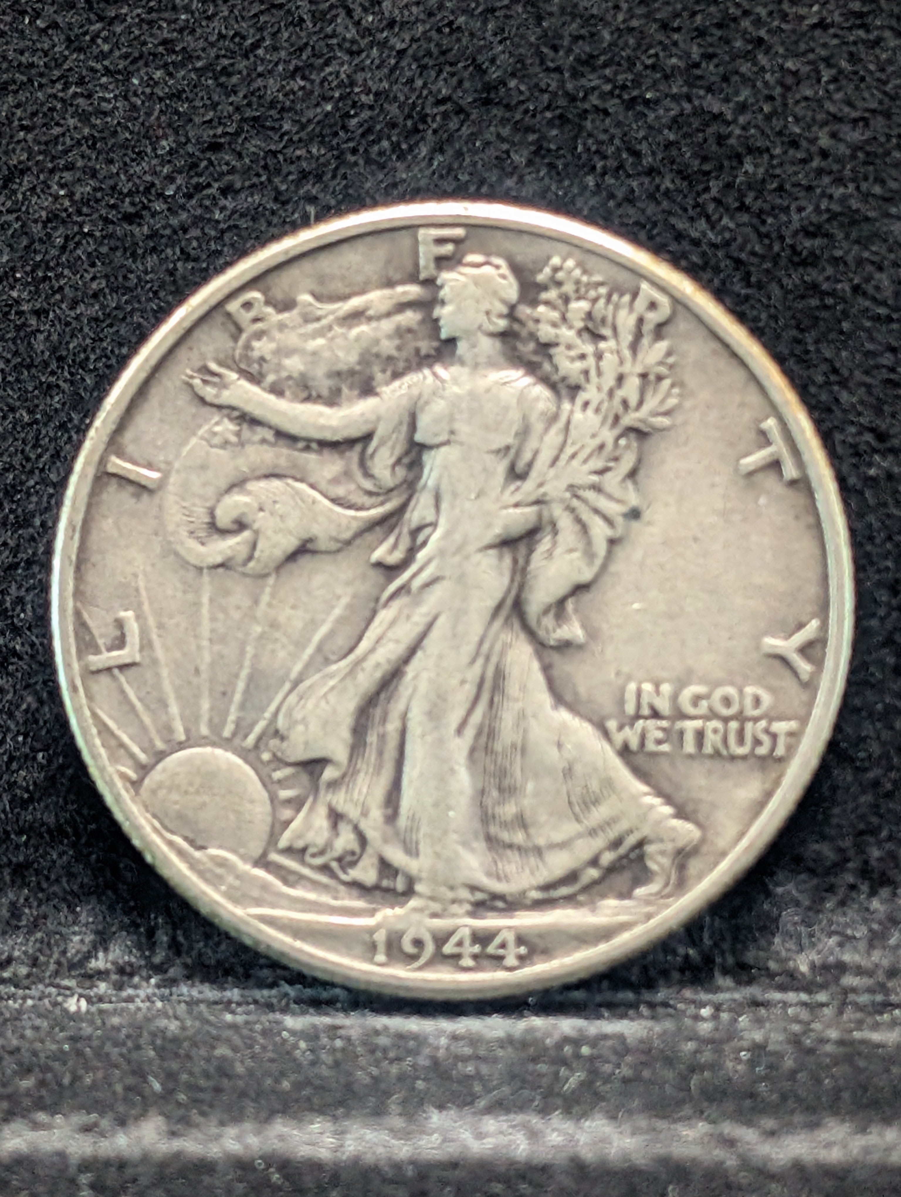 1944-P Walking Liberty Half Dollar, 90% Silver