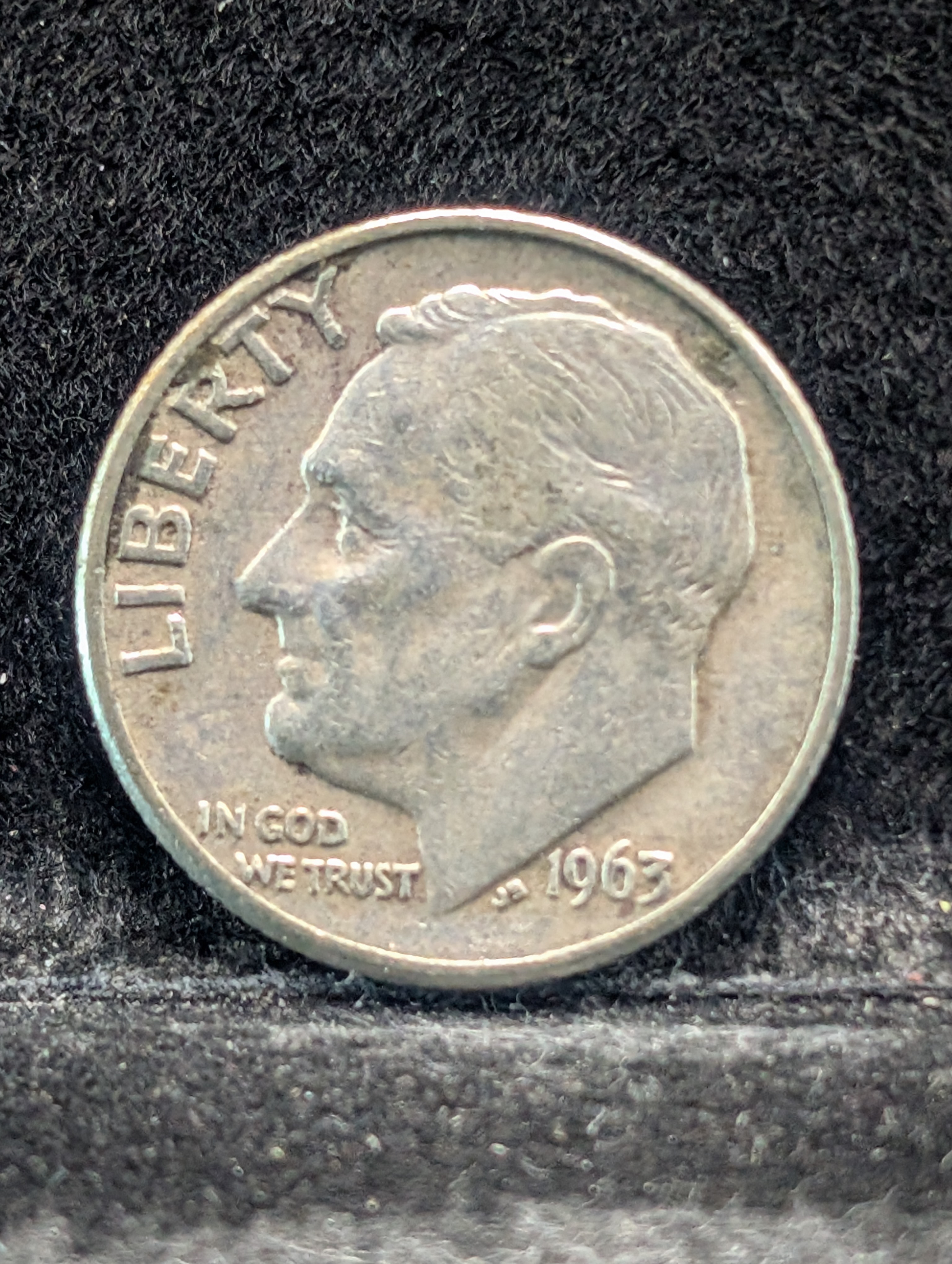 1963-D Roosevelt Dime, 90% Silver
