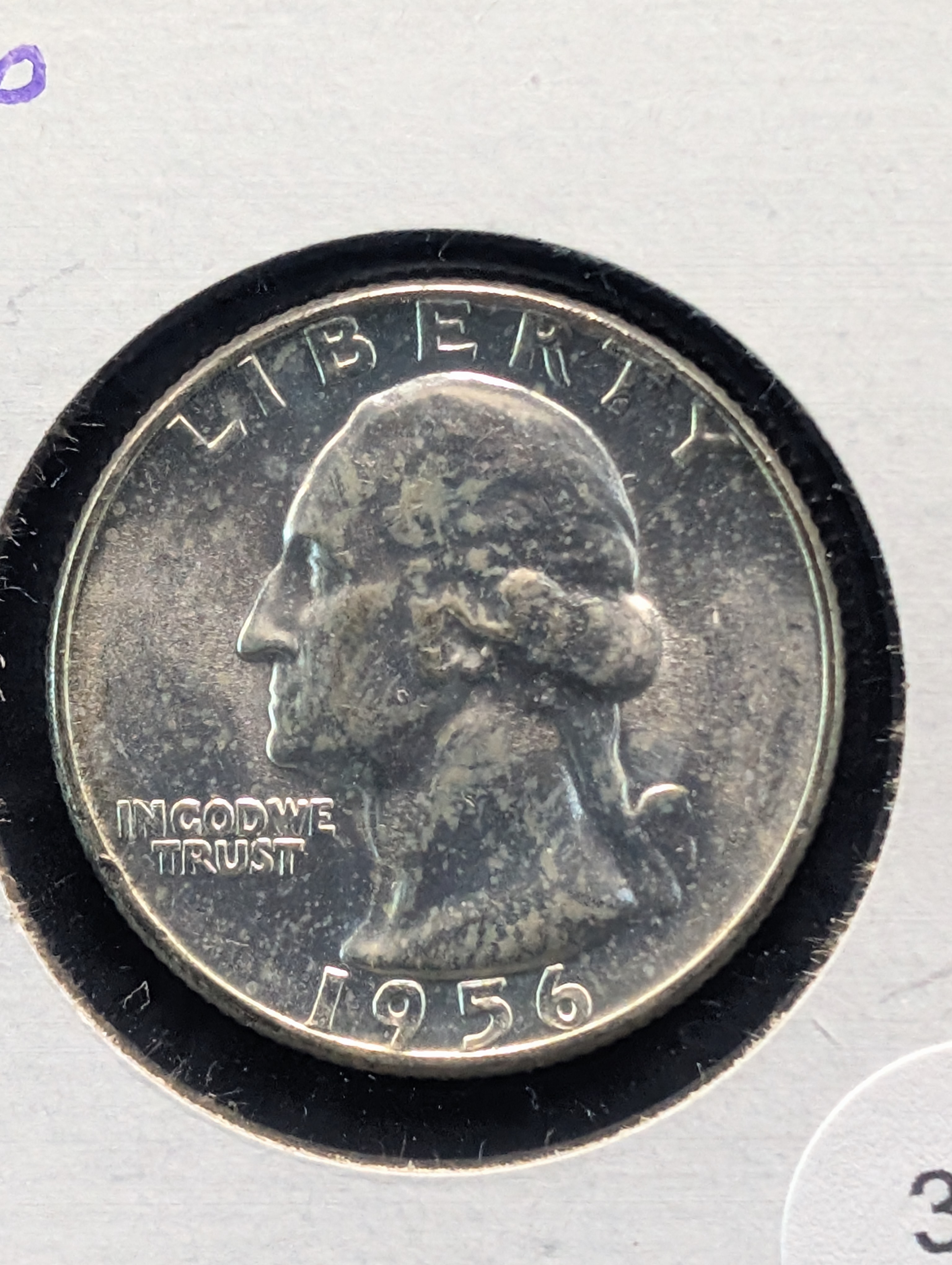 1956-P Washington Quarter, 90% Silver