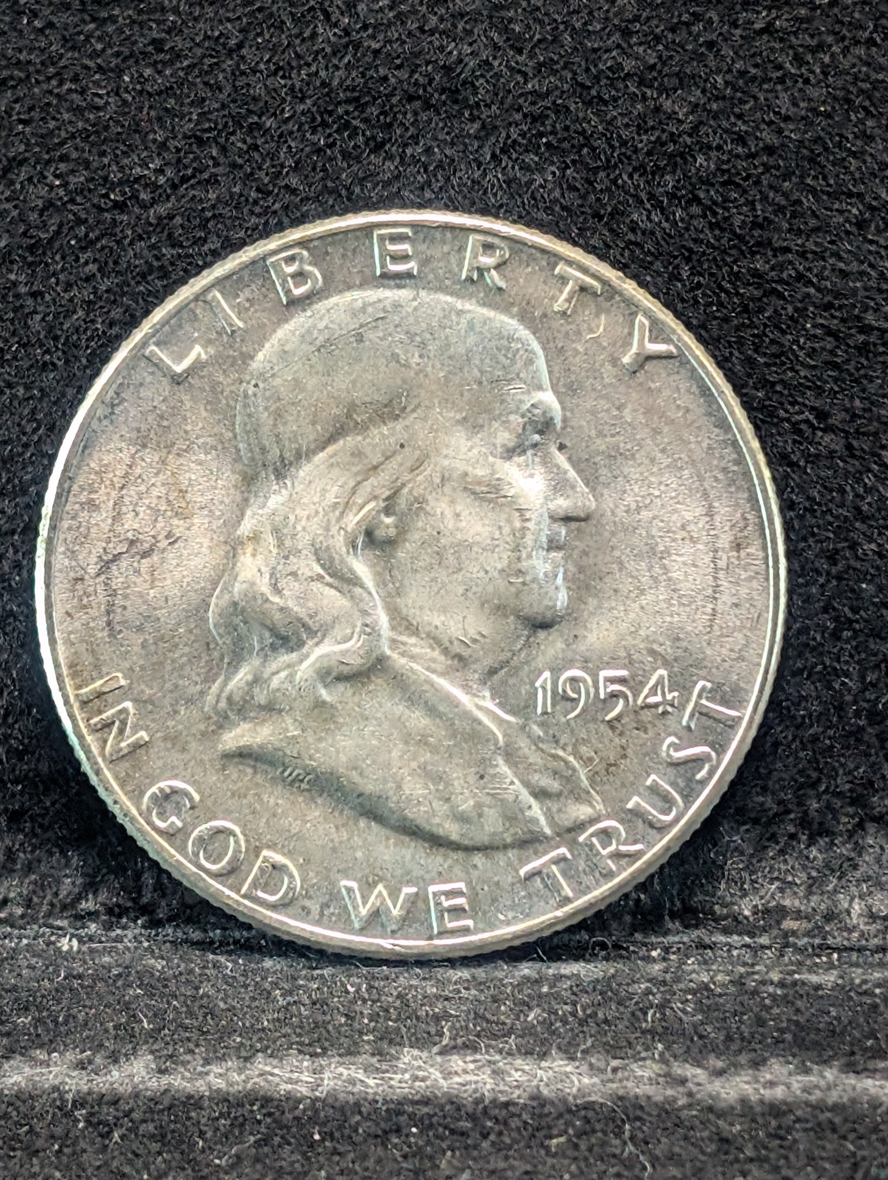 1954-P Franklin Half Dollar, 90% Silver
