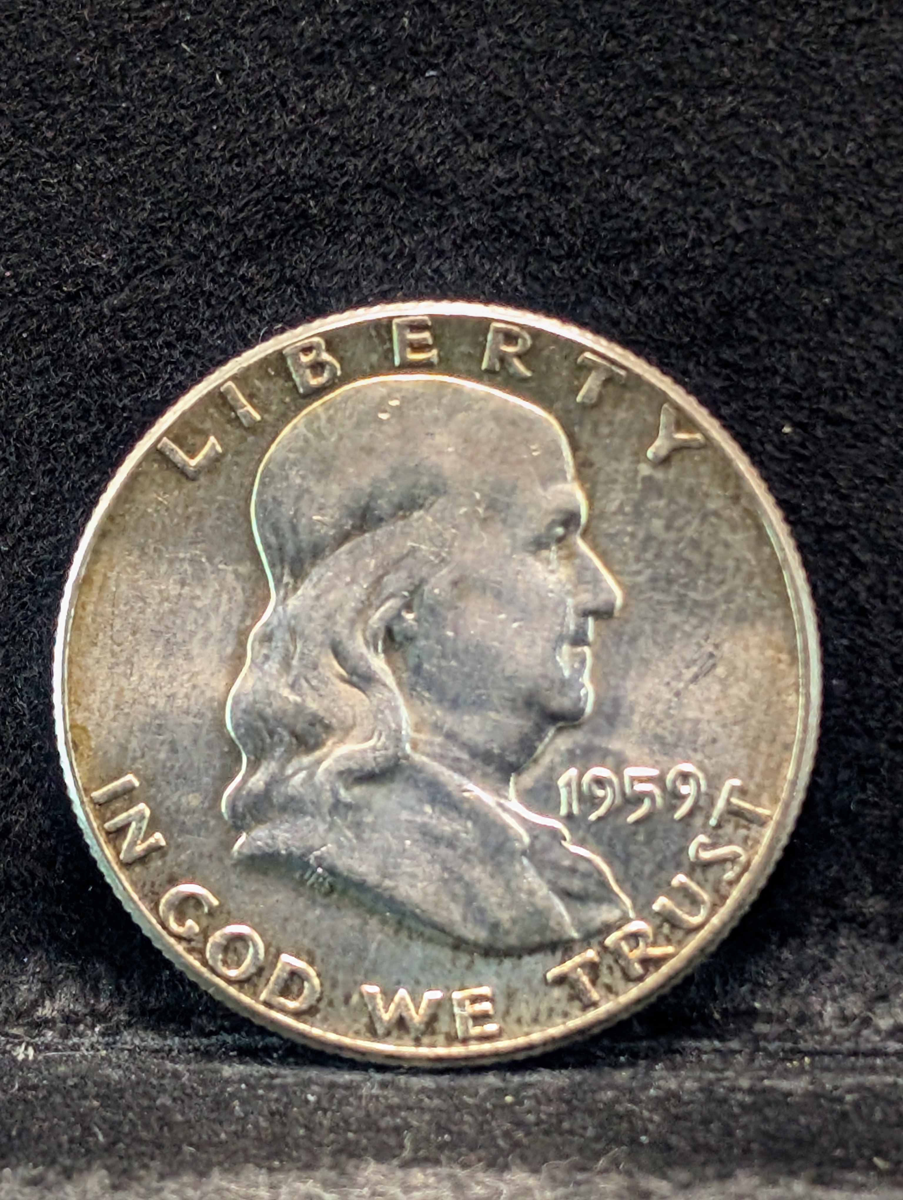 1959-P Franklin Half Dollar, 90% Silver
