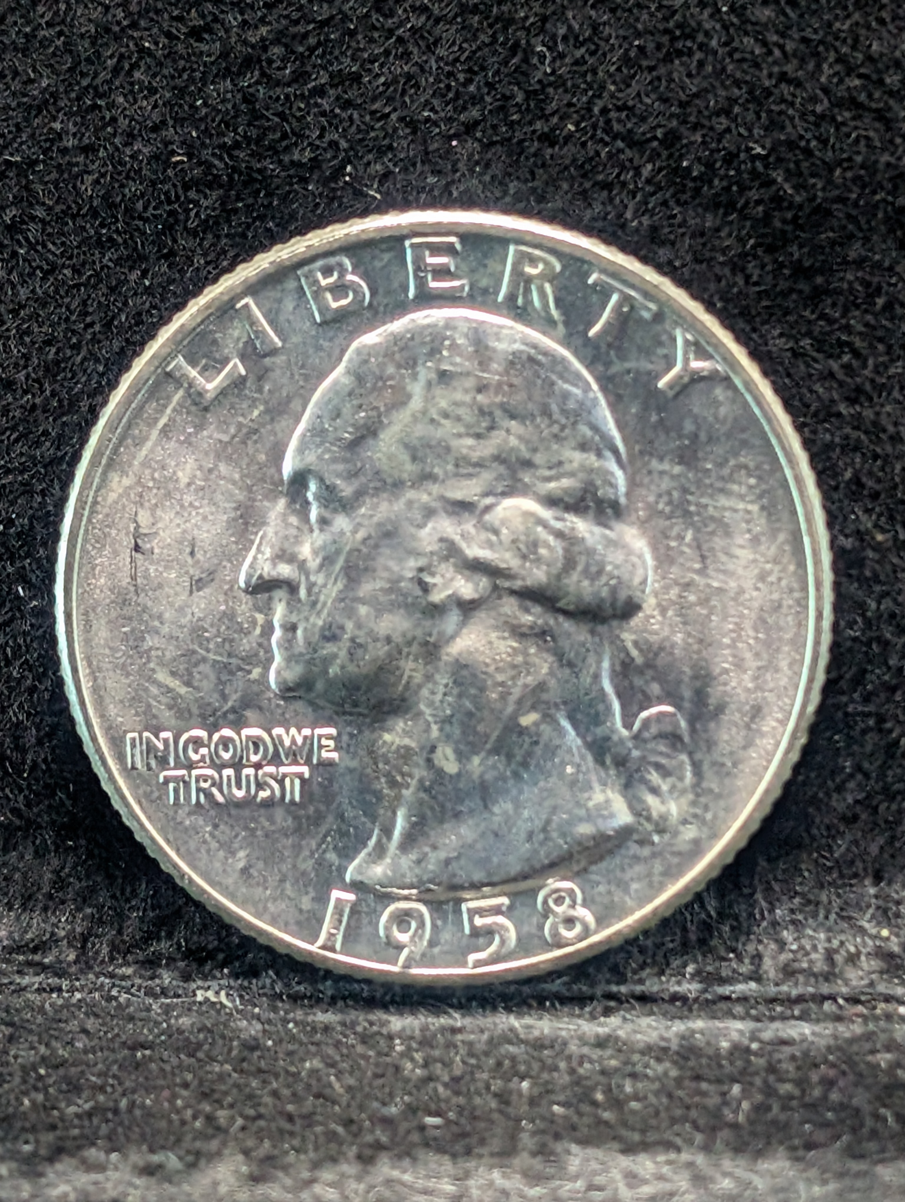 1958-D Washington Quarter, 90% Silver