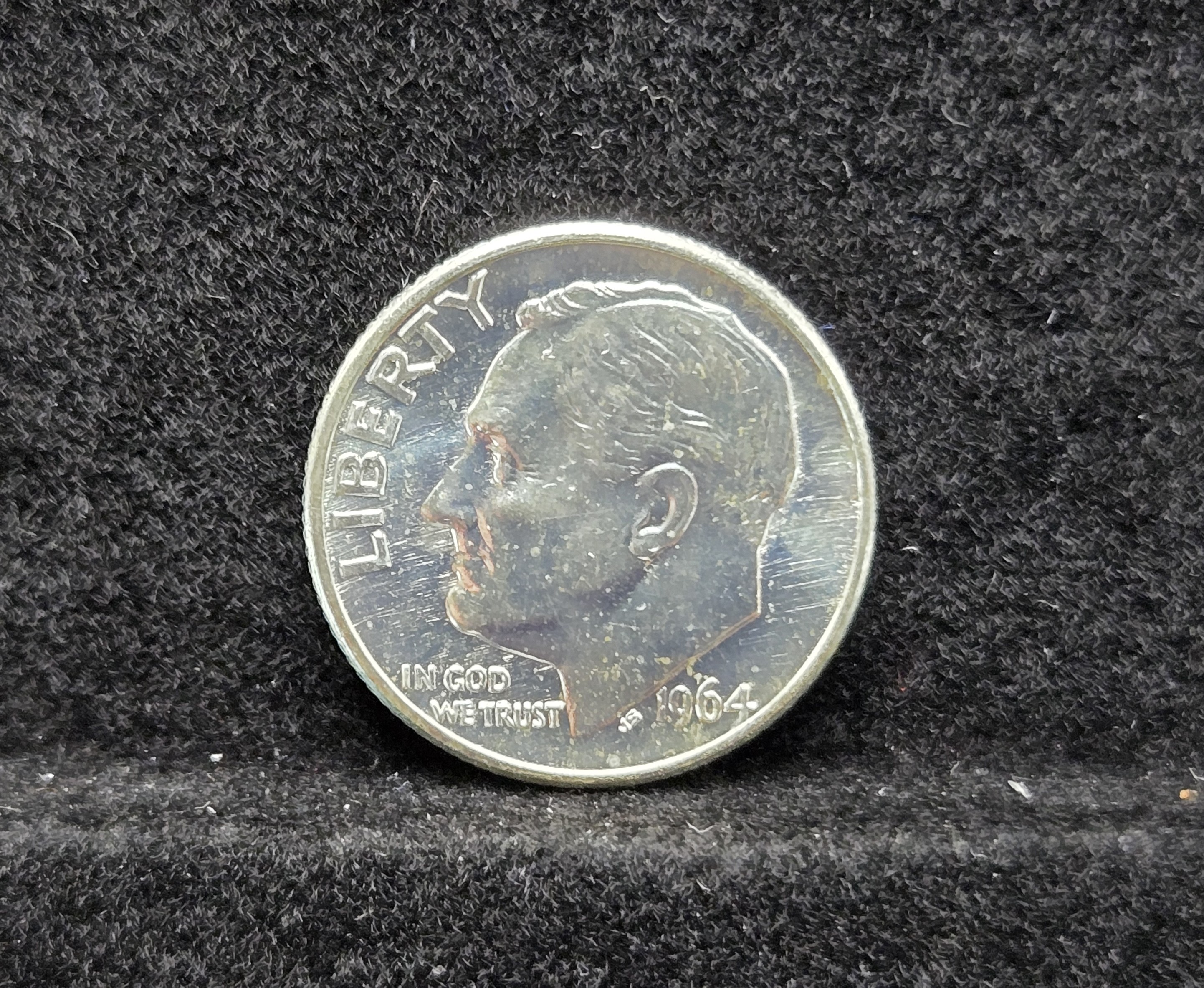 1964-D Roosevelt Dime, 90% Silver