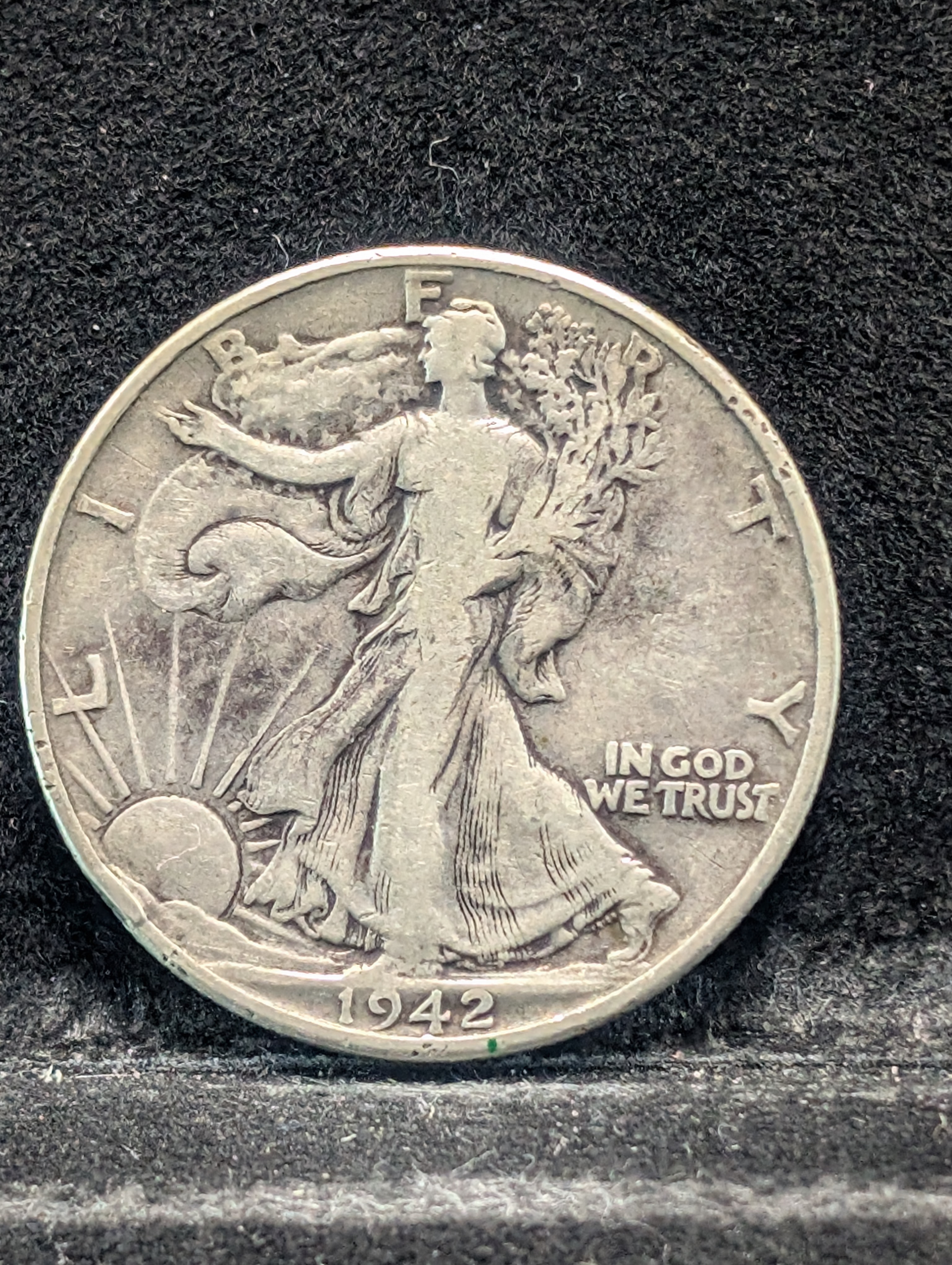 1942-P Walking Liberty Half Dollar, 90% Silver